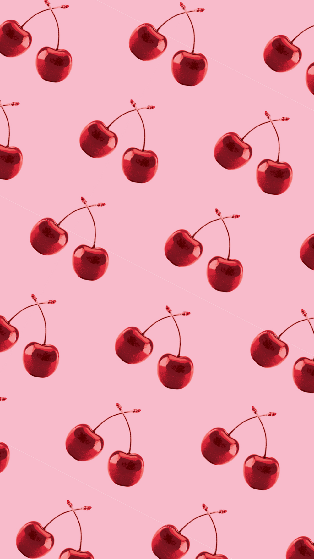 Cherry desktop wallpaper cute background  Free Vector  rawpixel