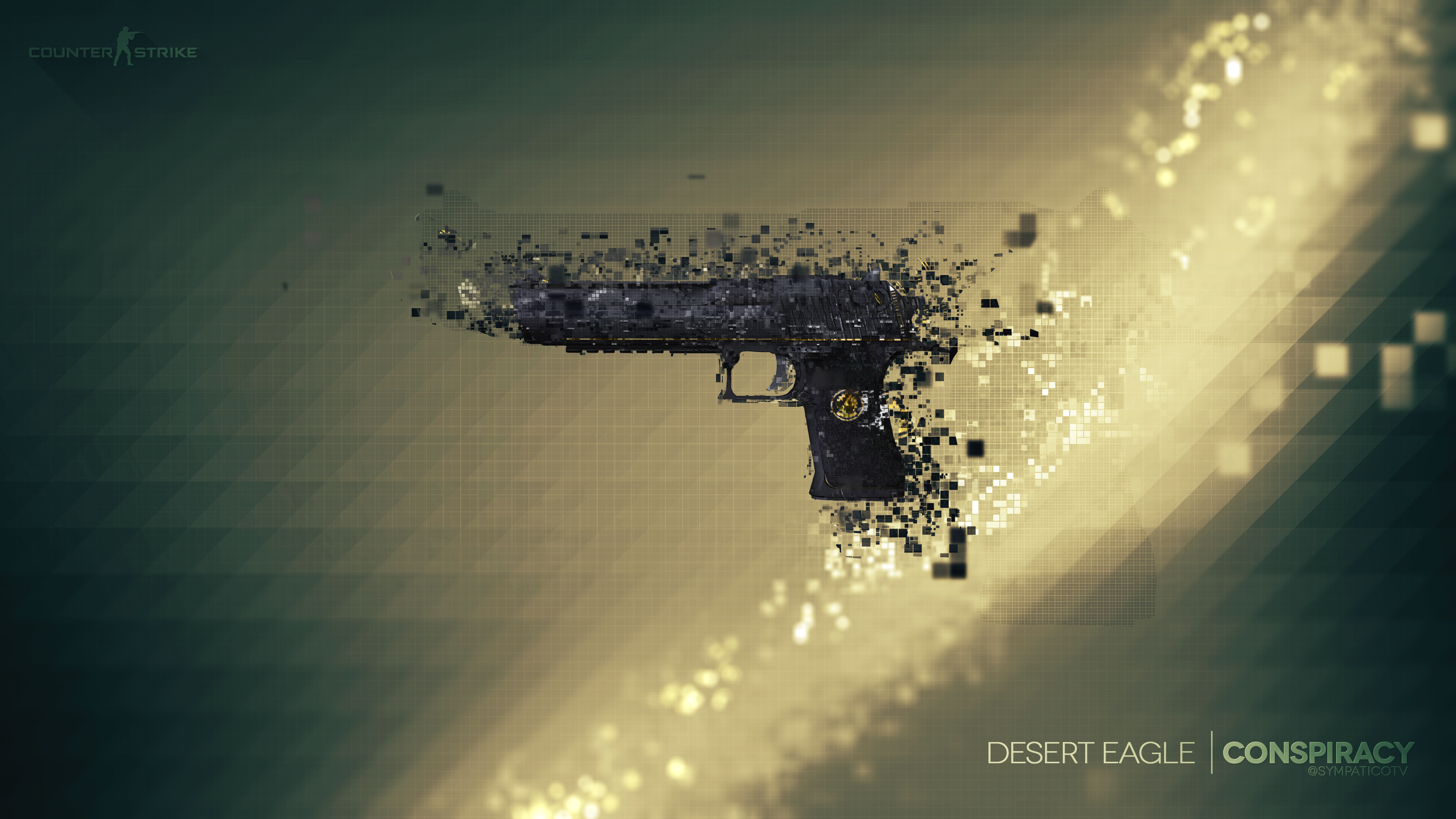 Wallpaper game, weapon, art, Glock-18, counter strike global offensive, CS  GO for mobile and desktop, section игры, resolution 1920x1080 - download