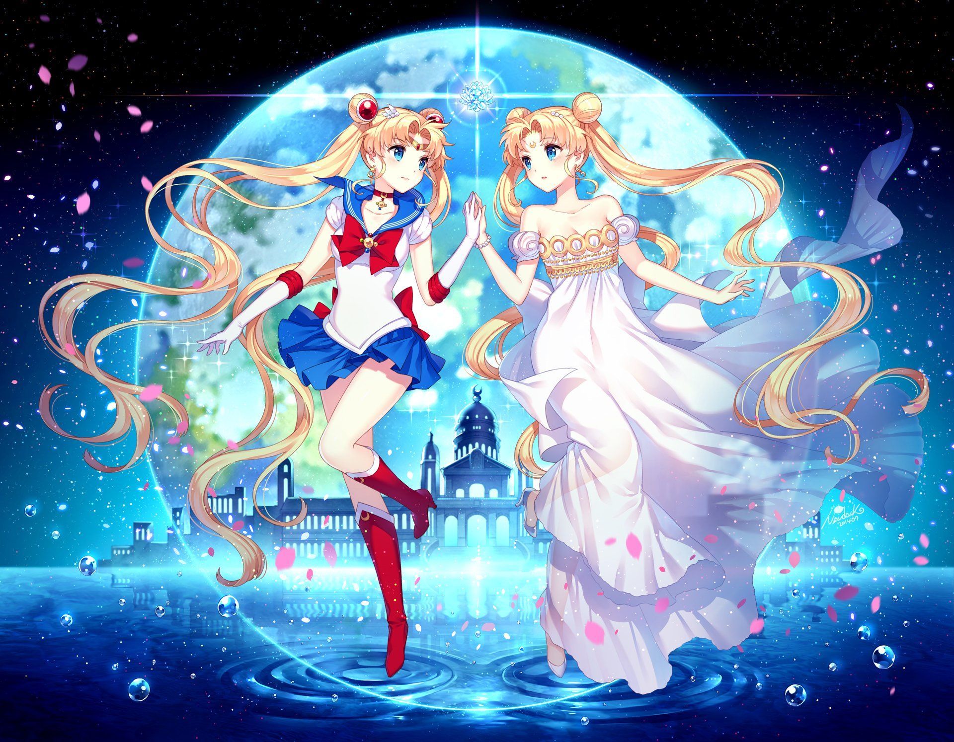 Sailor Moon Crystal Season 3 CD Wallpaper (Full) by xuweisen on