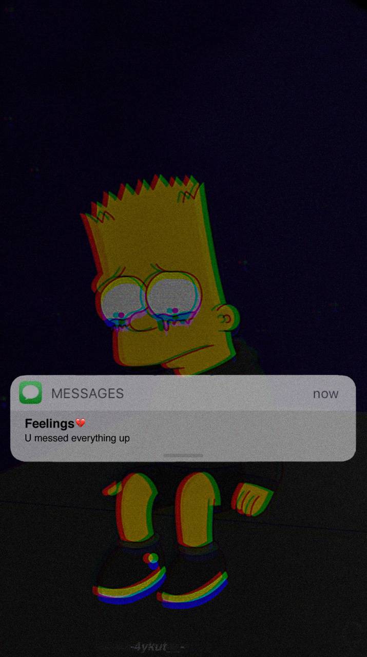 Featured image of post View 12 Depressed Aesthetic Sad Bart Simpson Wallpaper