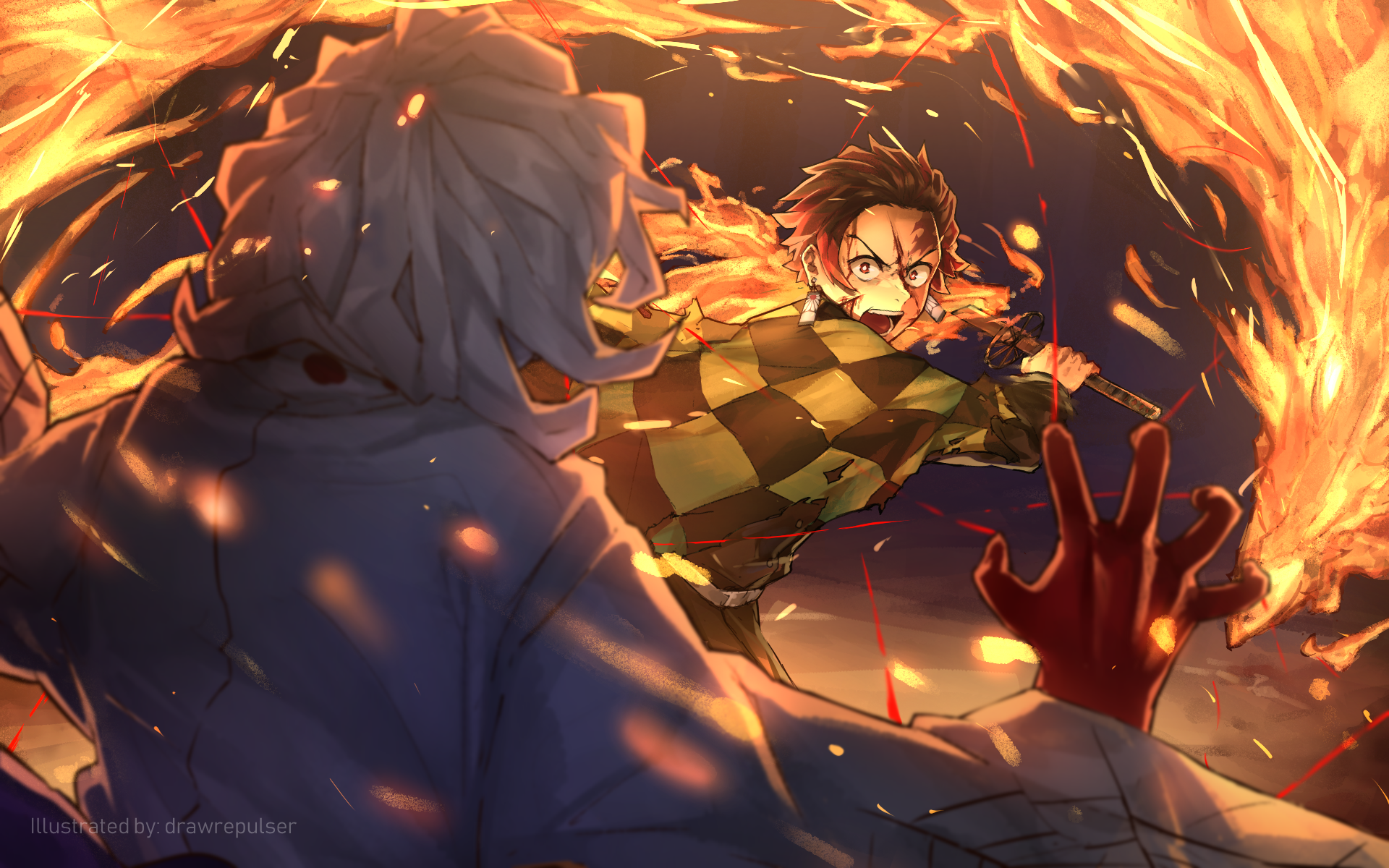 Anime Demon Slayer: Kimetsu no Yaiba HD Wallpaper