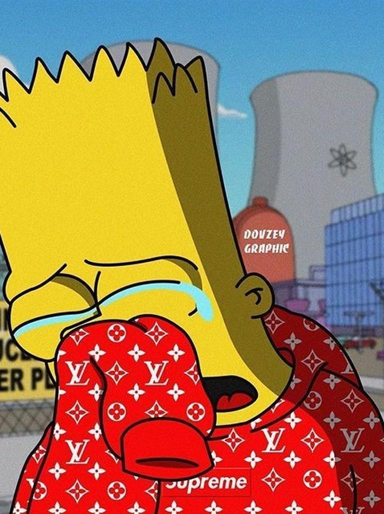 Download Triste Bad Malo Simpson Bart Profile picture - Dpsmiles