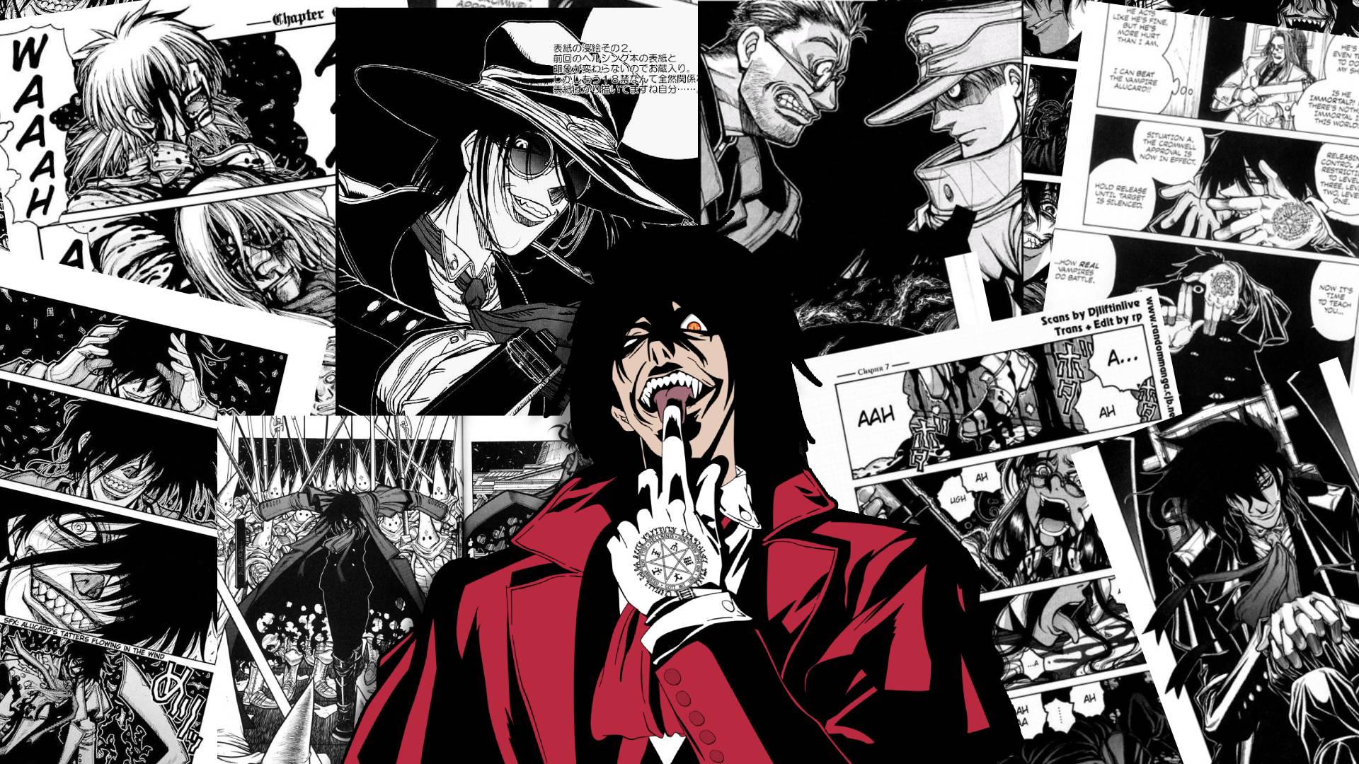 Anime #Hellsing Alucard (Hellsing) #1080P #wallpaper #hdwallpaper