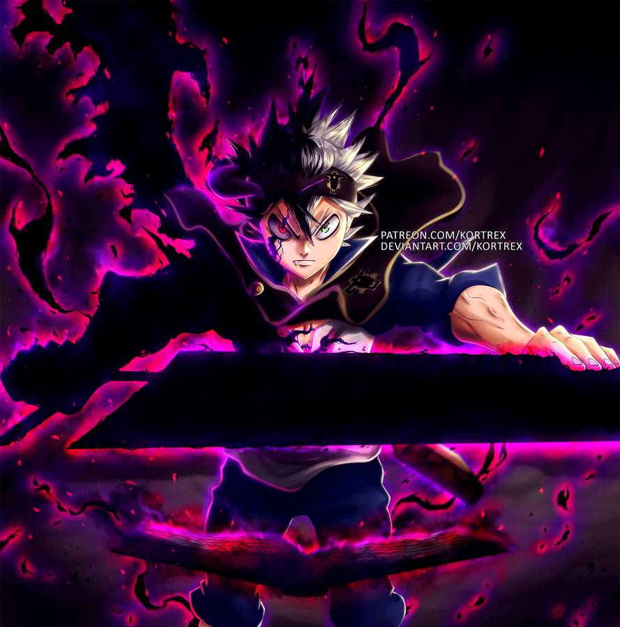 Black Asta Black Clover Anime 4K Wallpaper #6.864