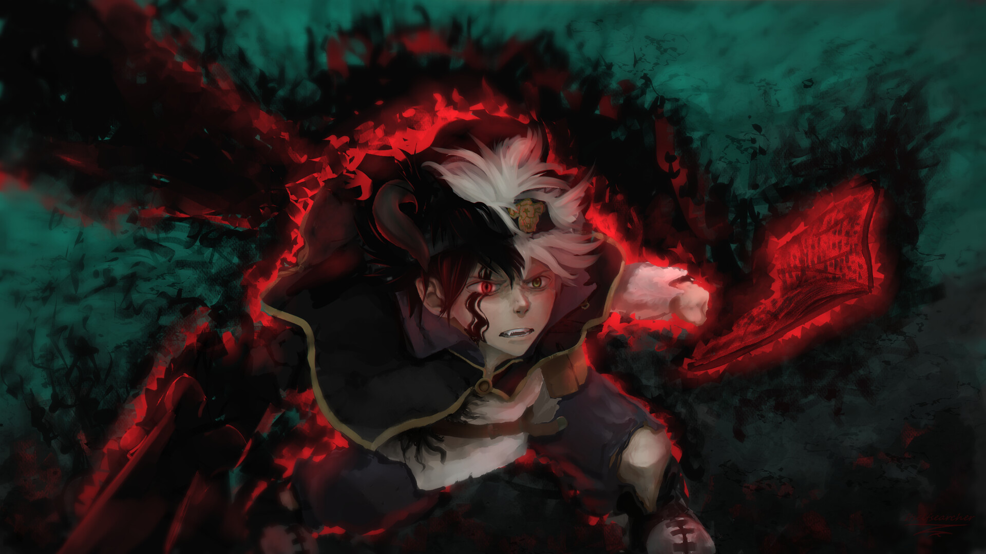 Featured image of post View 18 Black Clover Asta Full Demon Form Wallpaper