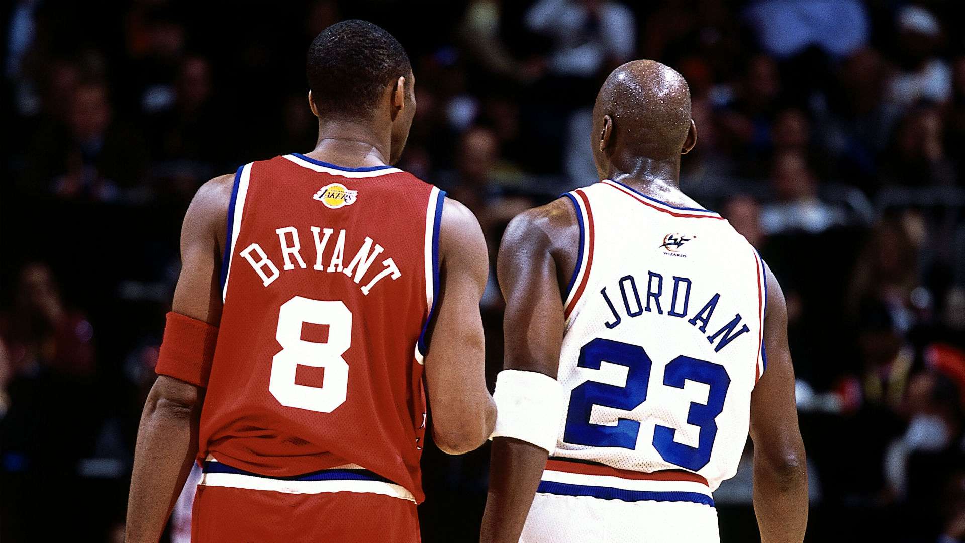 Download NBA Legendary Rivalry  Kobe Bryant and Michael Jordan Wallpaper   Wallpaperscom