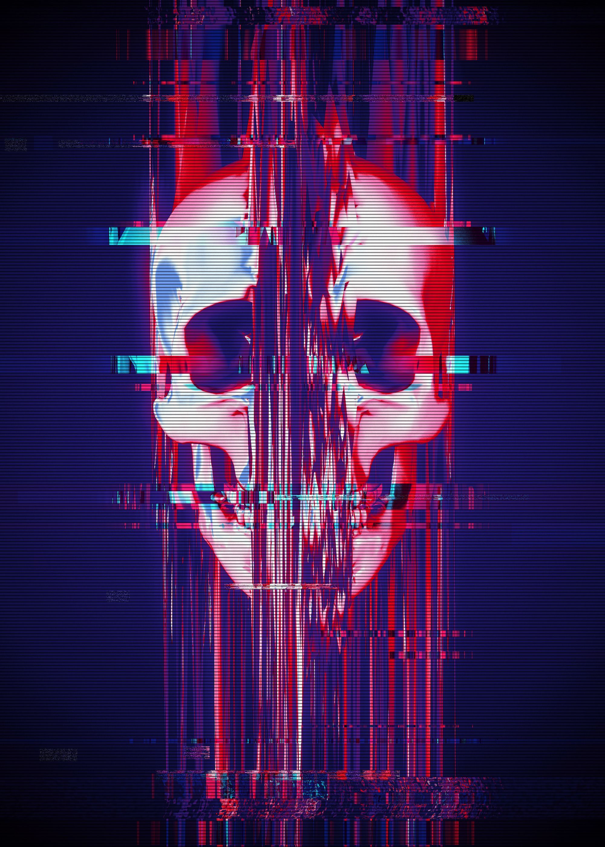 Abstract wallpapers for iPhone: the Glitch Series