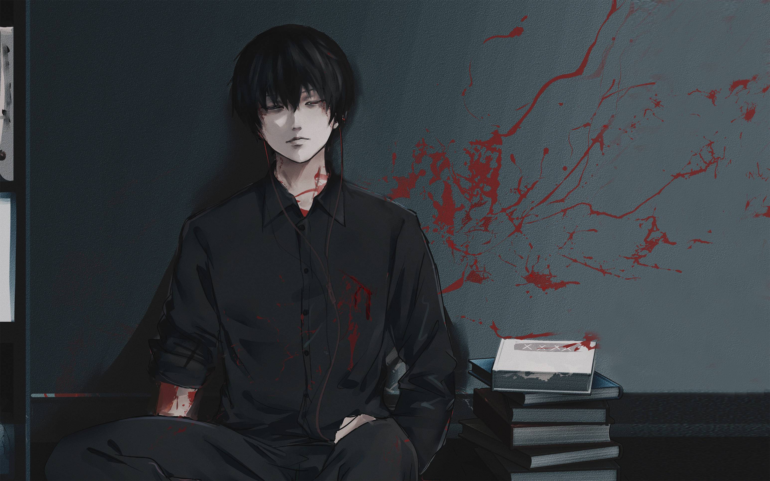 Wallpaper artwork, outdoor, anime, ken kaneki desktop wallpaper, hd image,  picture, background, 44e95b