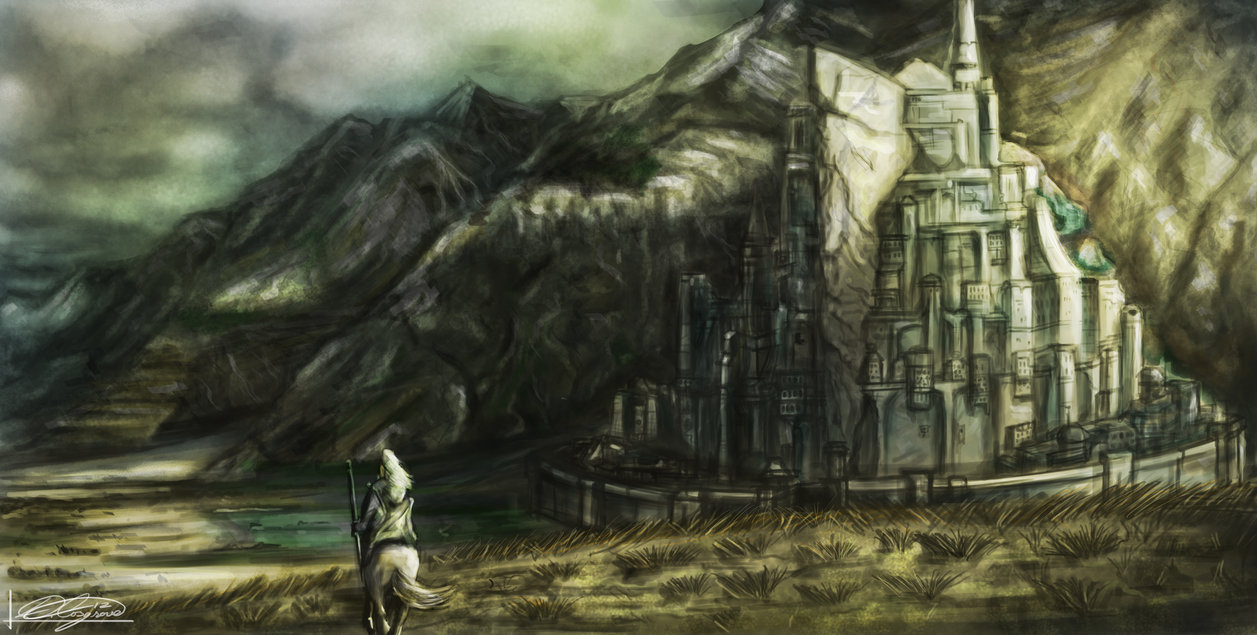 Minas Tirith Walpaper by from_white98