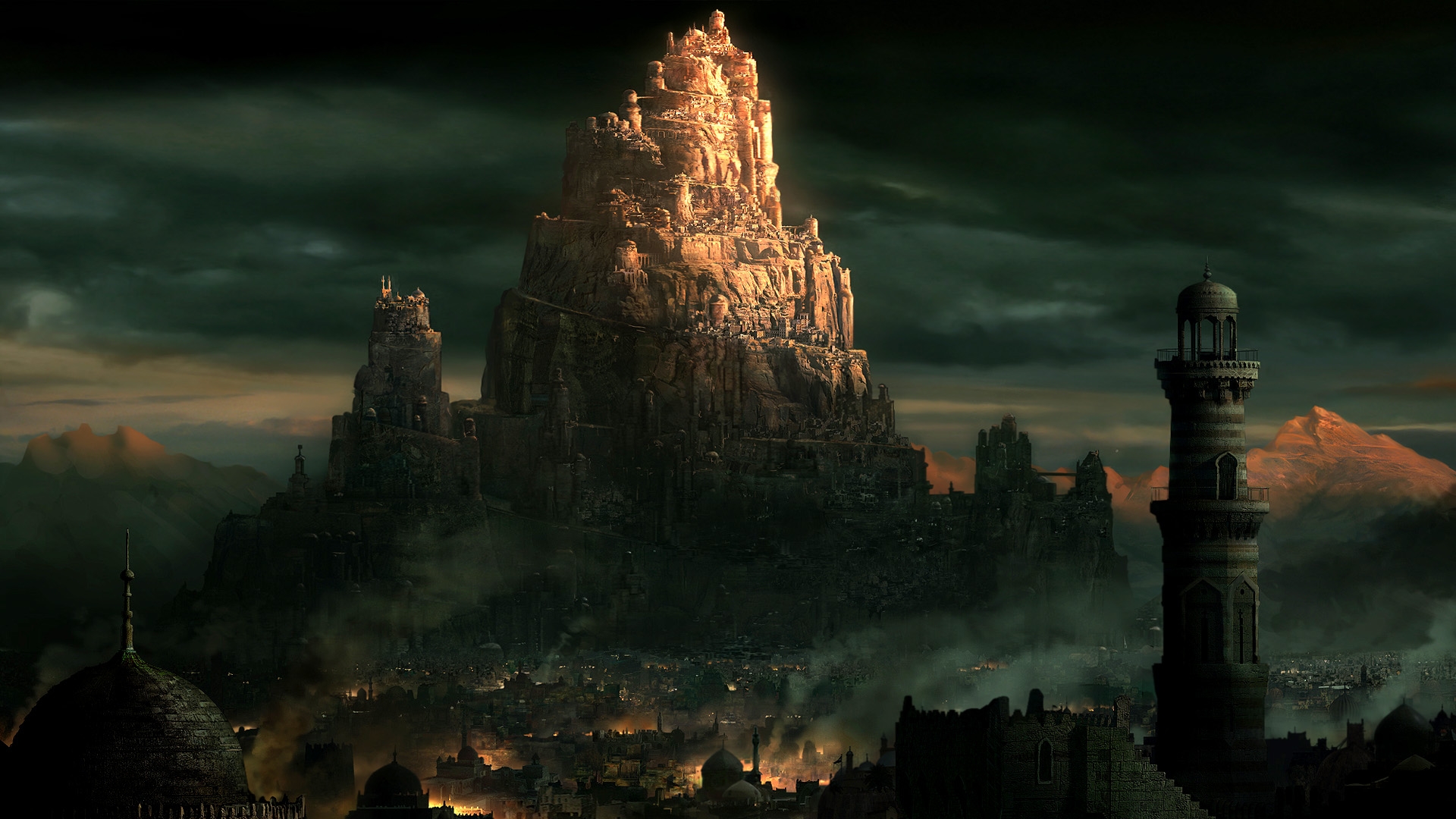 Amazing Siege of Minas Tirith Wallpaper [1920x733] : r/wallpaper