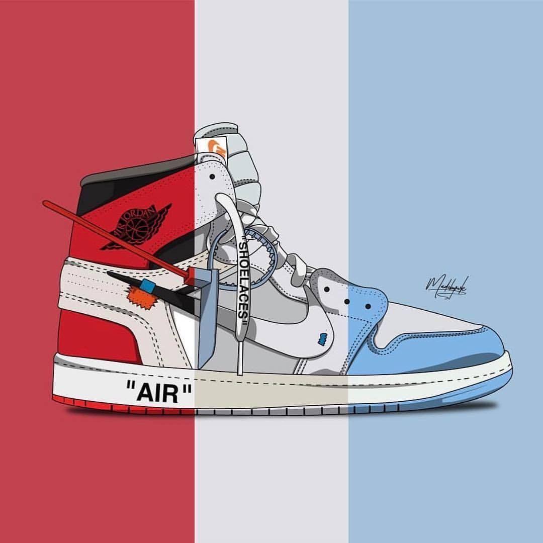 cartoon jordan 1 wallpaper