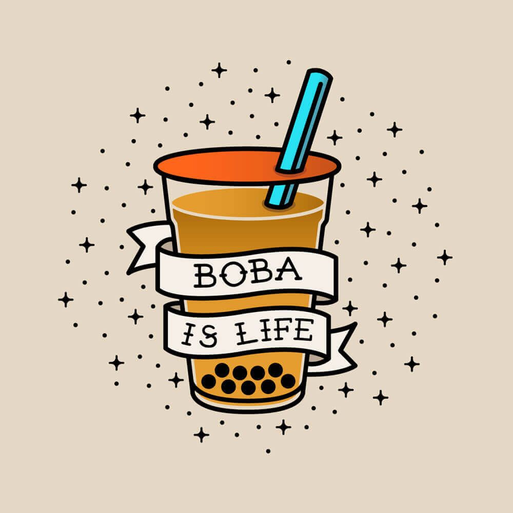 Download Bubble Cute Boba Tea Wallpaper  Wallpaperscom