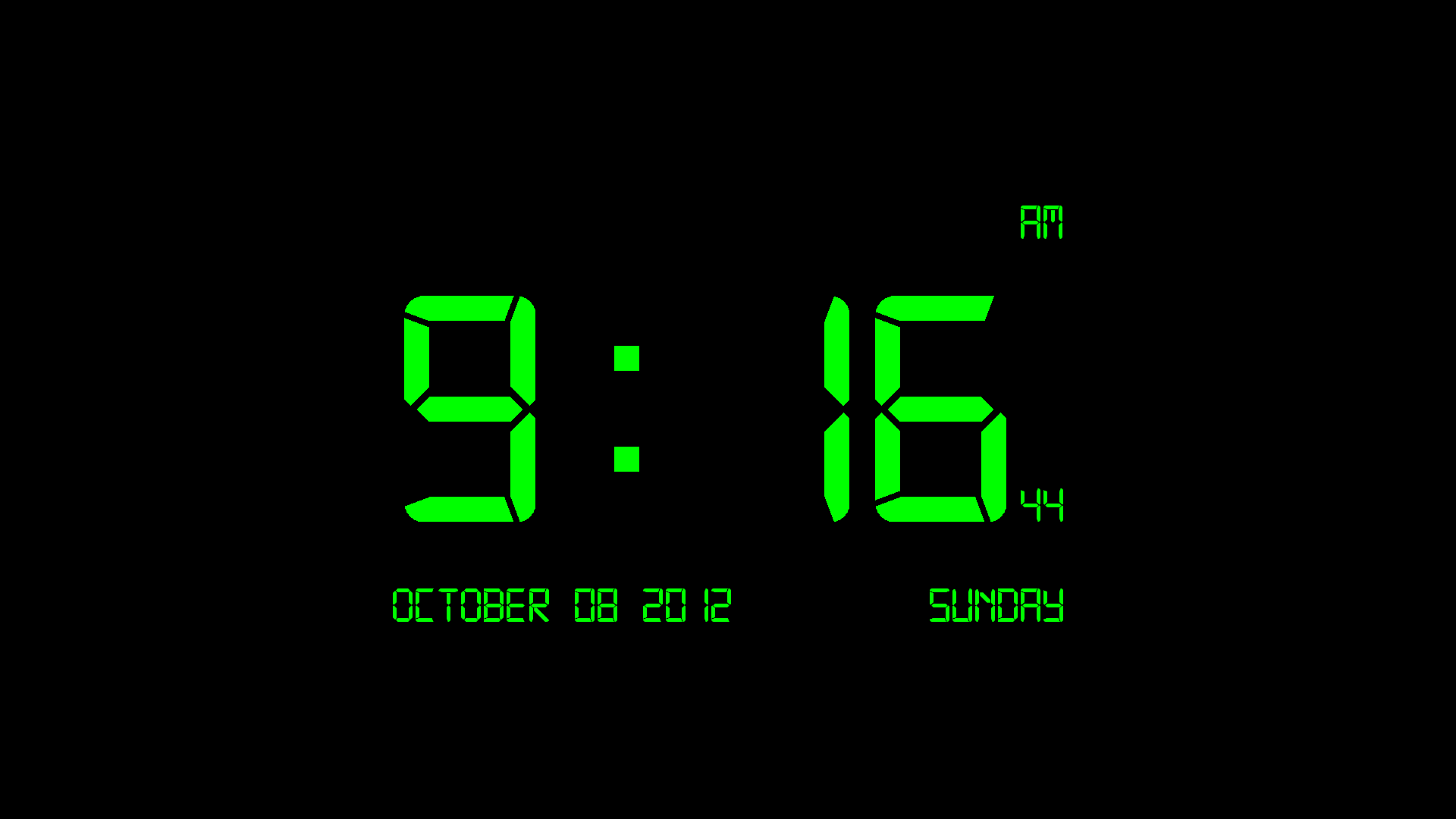 Digital Clock Wallpapers On WallpaperDog
