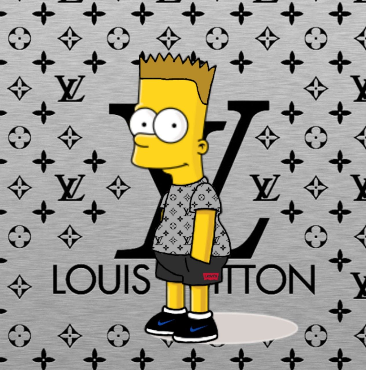 Louis Vuitton, Other, Brand New Louis Vuitton X Supreme X Yeezy Bart  Simpson Sticker