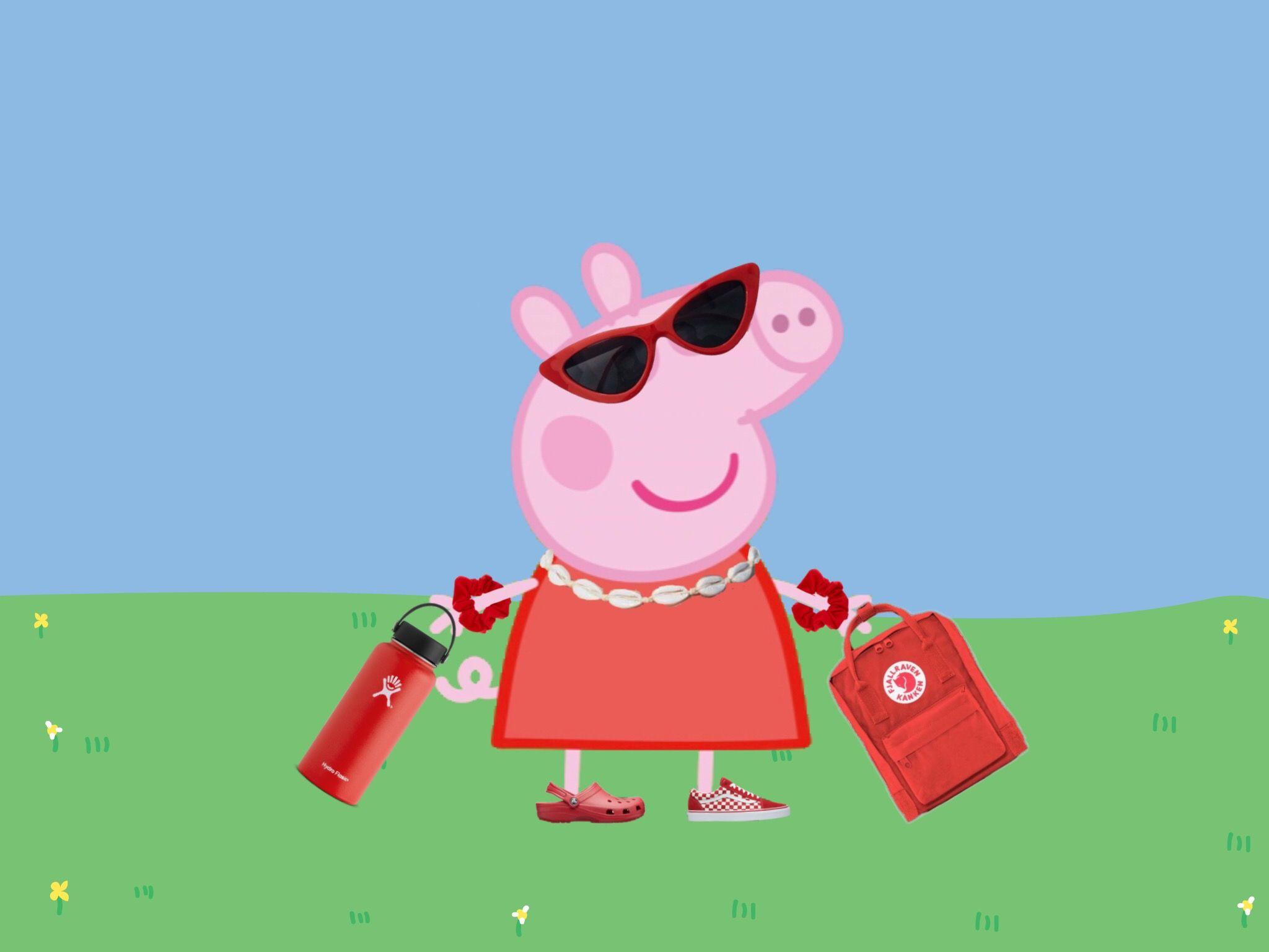 Papel de parede de Casa Peppa Pig 4K para celulares e tablets