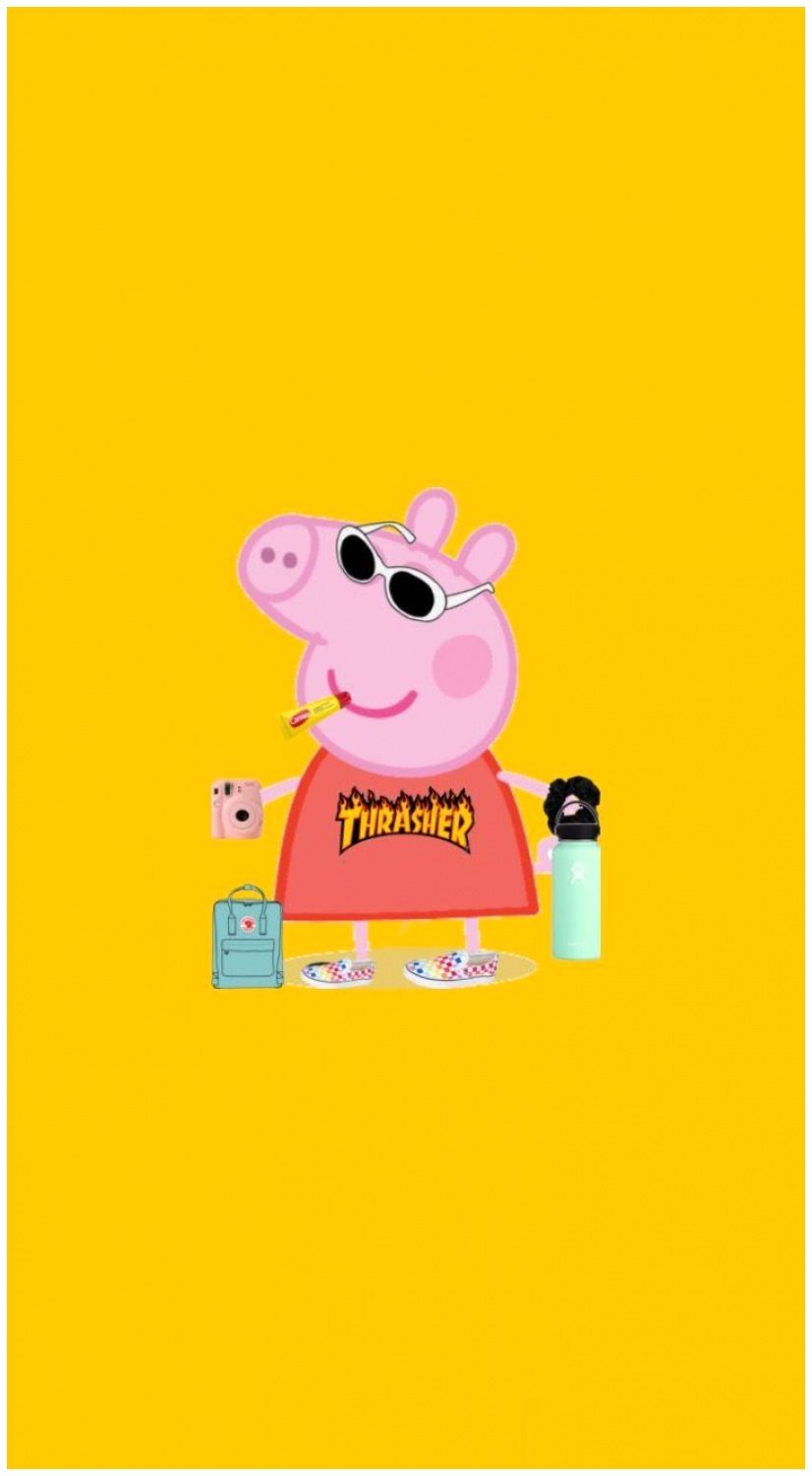 Fond d'écran de la maison de Peppa Pig pour téléphone - Fond d