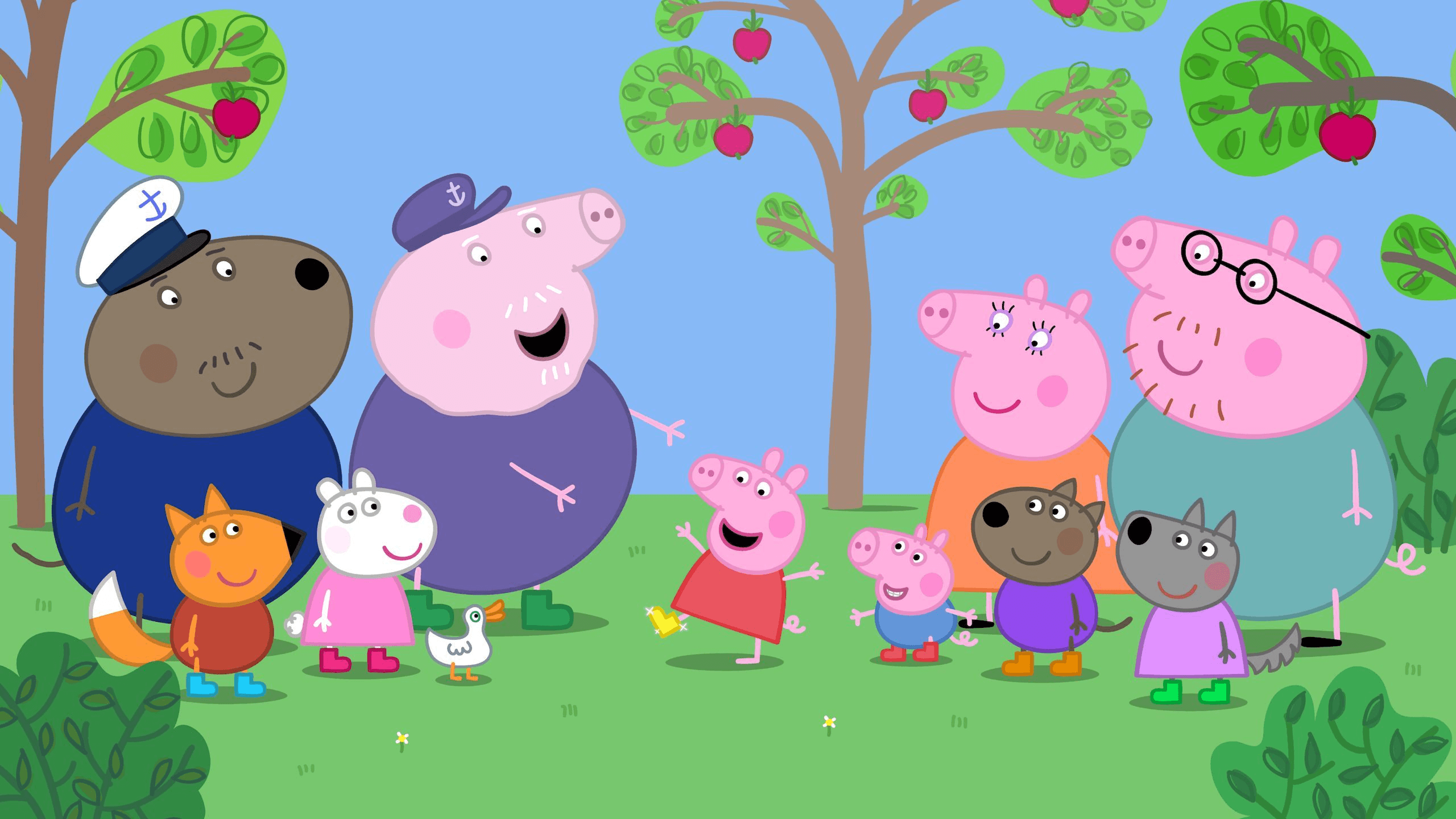 HD peppa pig house wallpapers