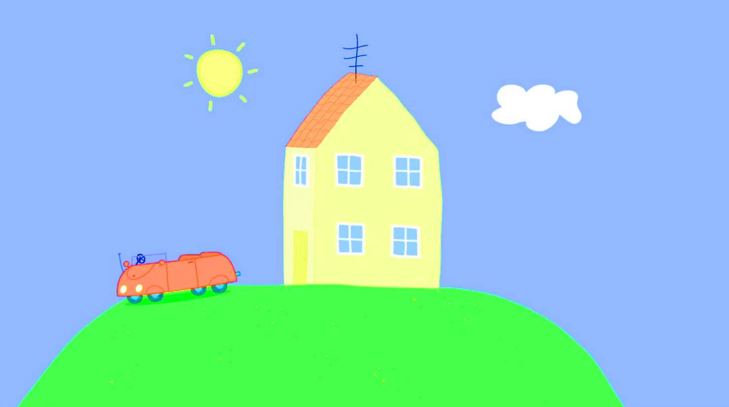 HD Casa Peppa Pig Wallpaper - EnWallpaper