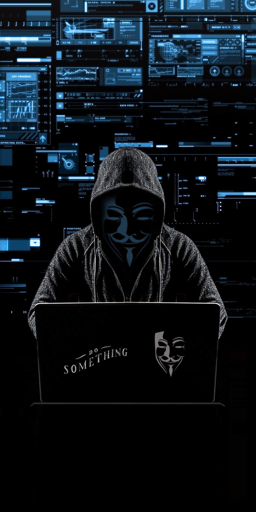HD wallpaper anonymus hacker computer 4k hd mask studio shot  disguise  Wallpaper Flare