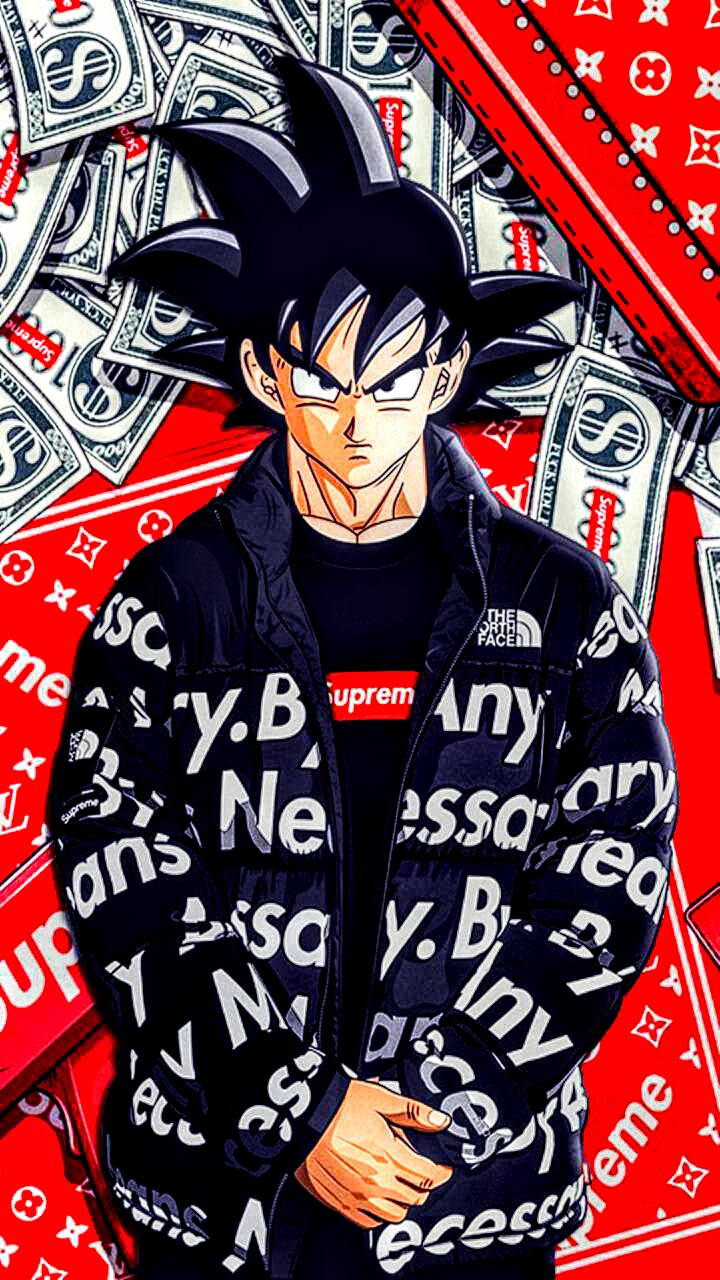 Drip Goku Wallpaper Supreme  Wallpaperforu