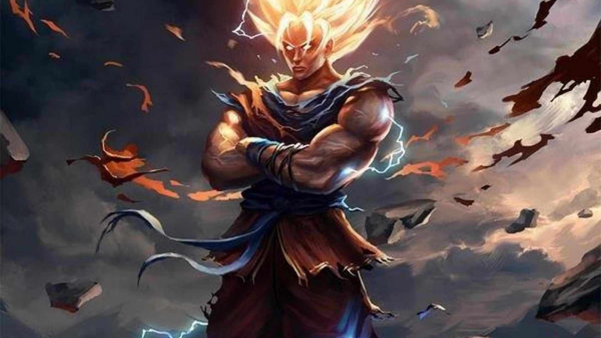 Goku ssj god wallpaper by silverbull735 - Download on ZEDGE™