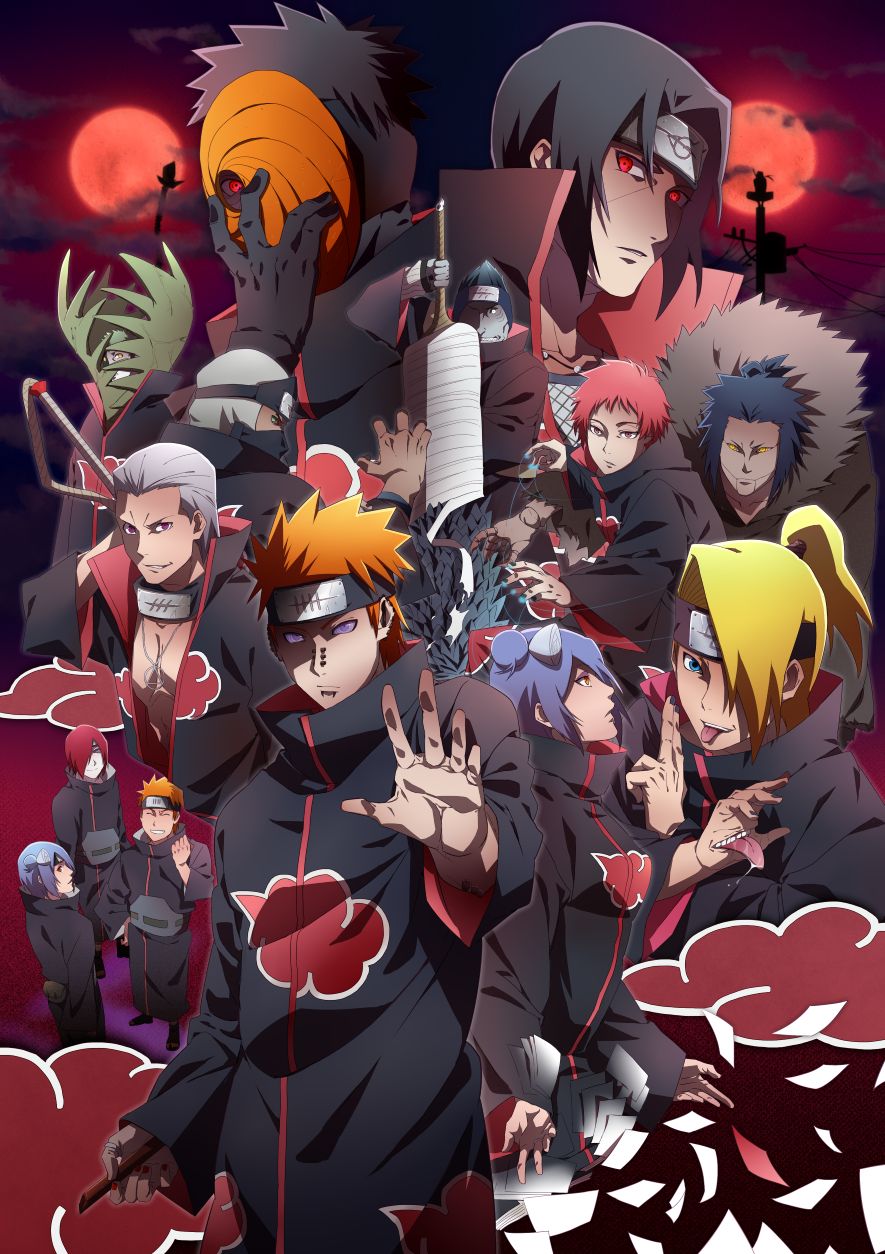 Akatsuki - Trở thành một phần của Akatsuki và cùng những tay ninja tuyệt vời nhất đứng trên đỉnh của đế chế ninja. Những hình ảnh liên quan đến Akatsuki sẽ khiến bạn cảm thấy muốn tham gia vào câu lạc bộ này ngay lập tức.