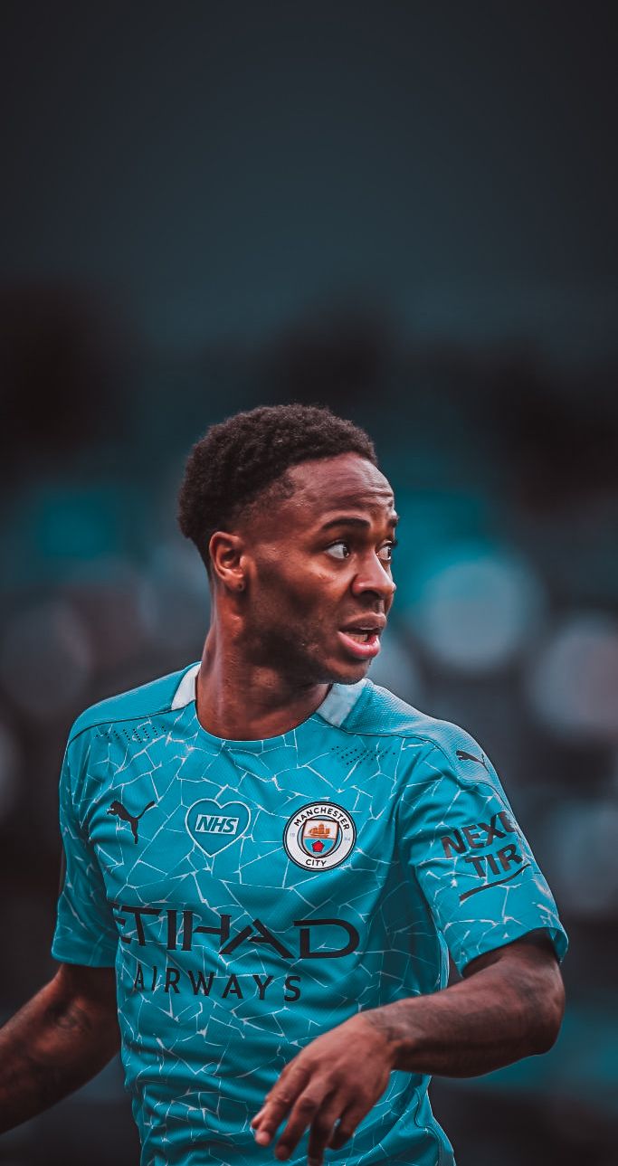 Download wallpapers Raheem Sterling, 4k, Manchester City FC, art