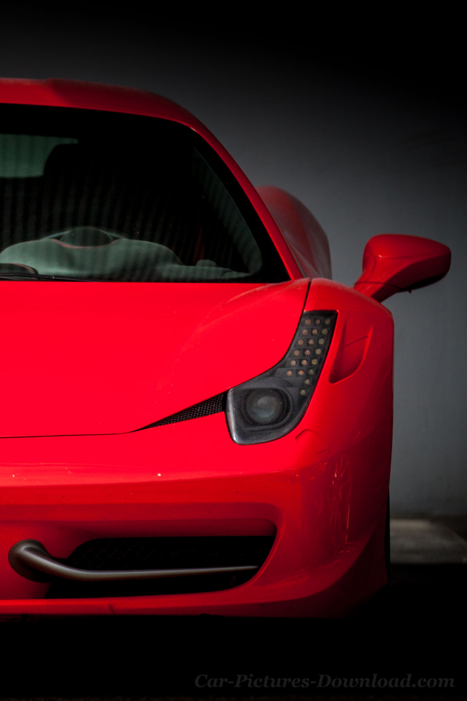 Download Red Ferrari Sports Car iPhone X Wallpaper  Wallpaperscom