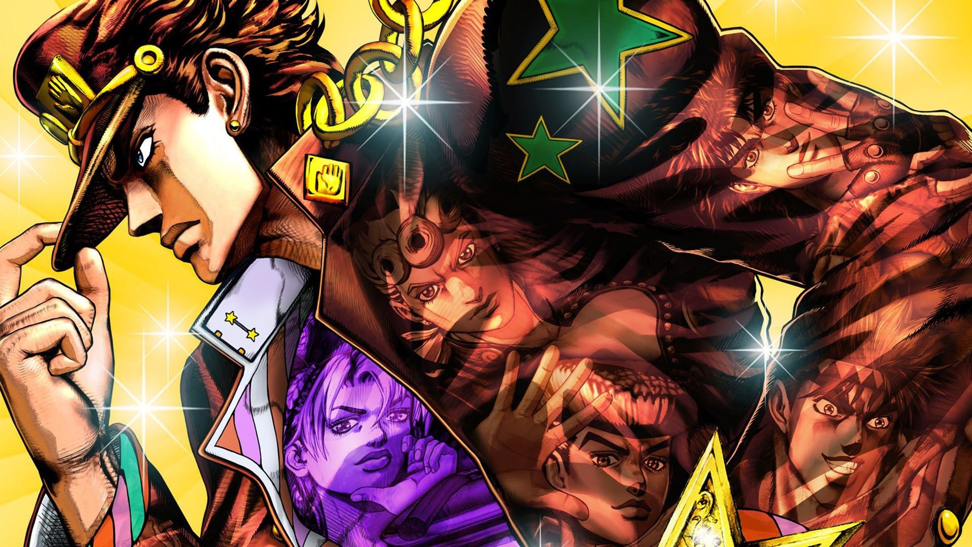 Download wallpaper game, anime, manga, japanese, JoJo no Kimyo na Boken,  JoJo's Bizarre Adventure, section shonen in resolution 2560x1440