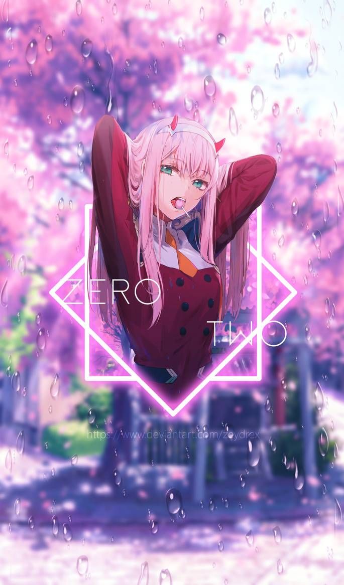 HD wallpaper Darling in the FranXX Zero Two Darling in the FranXX Code 002  Wallpaper Flare