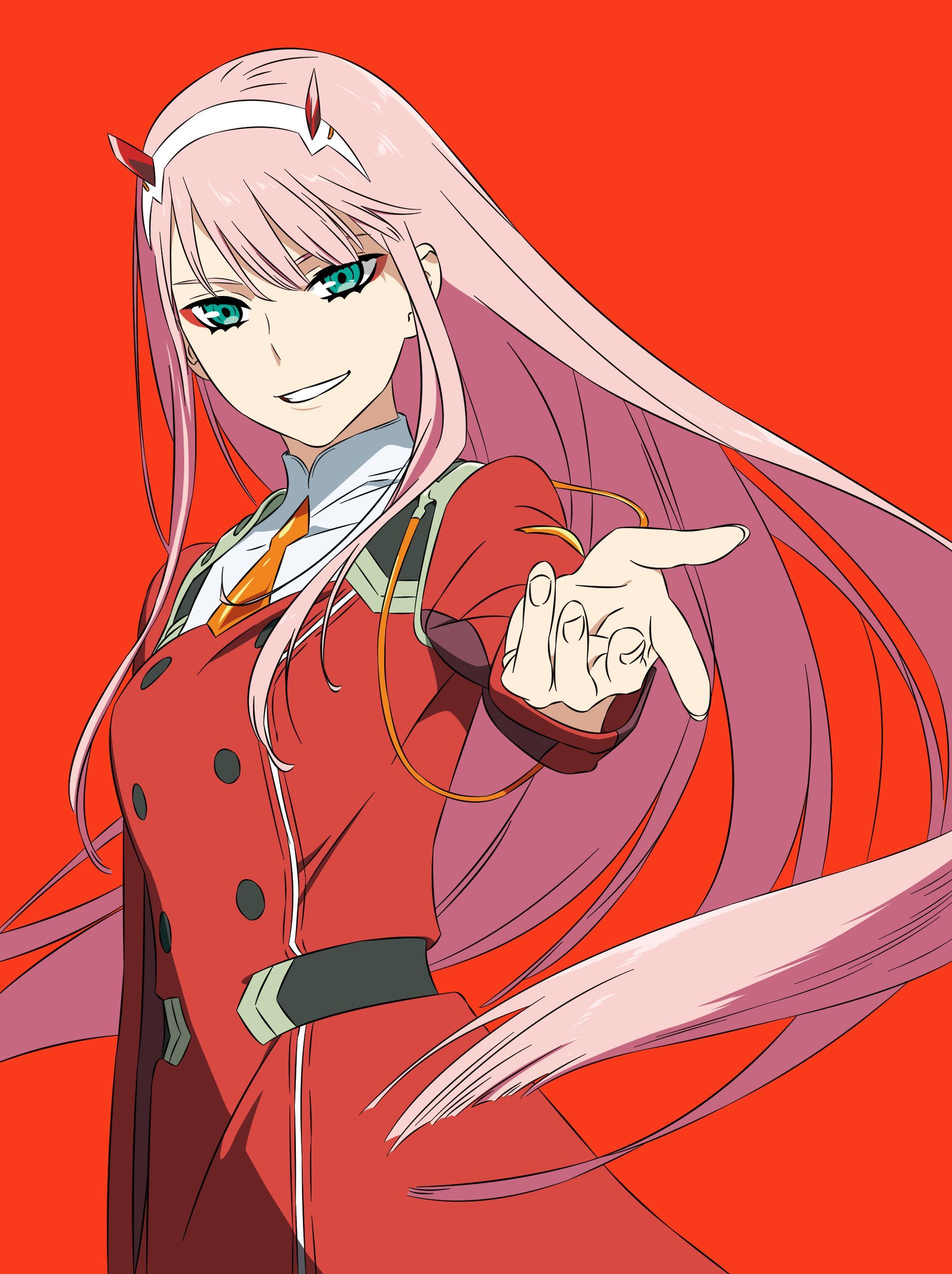 Zero two, 02, anime, zero too, HD phone wallpaper