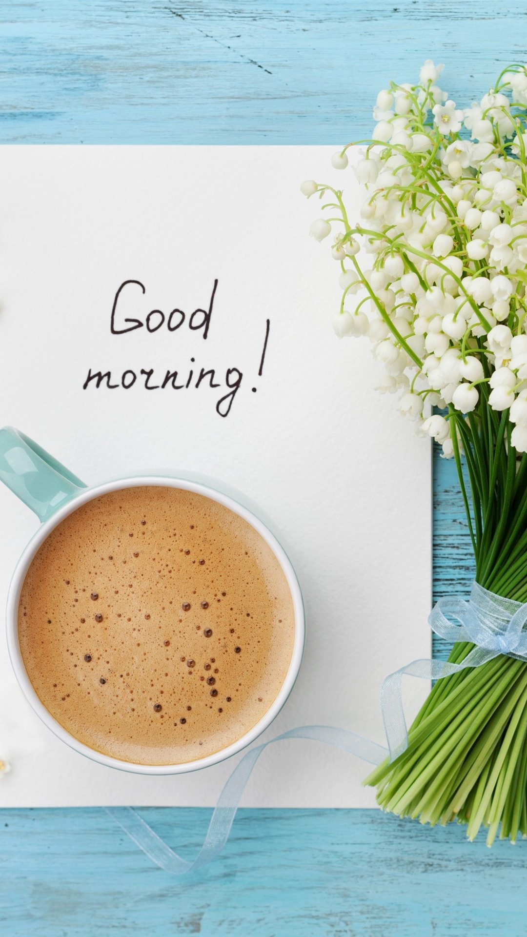1080x1920 Iphone Wallpaper Good Morning, Coffee, Lilies Of The - Good Morning Saeed -  1080x1920 Wallpaper - teahub.io