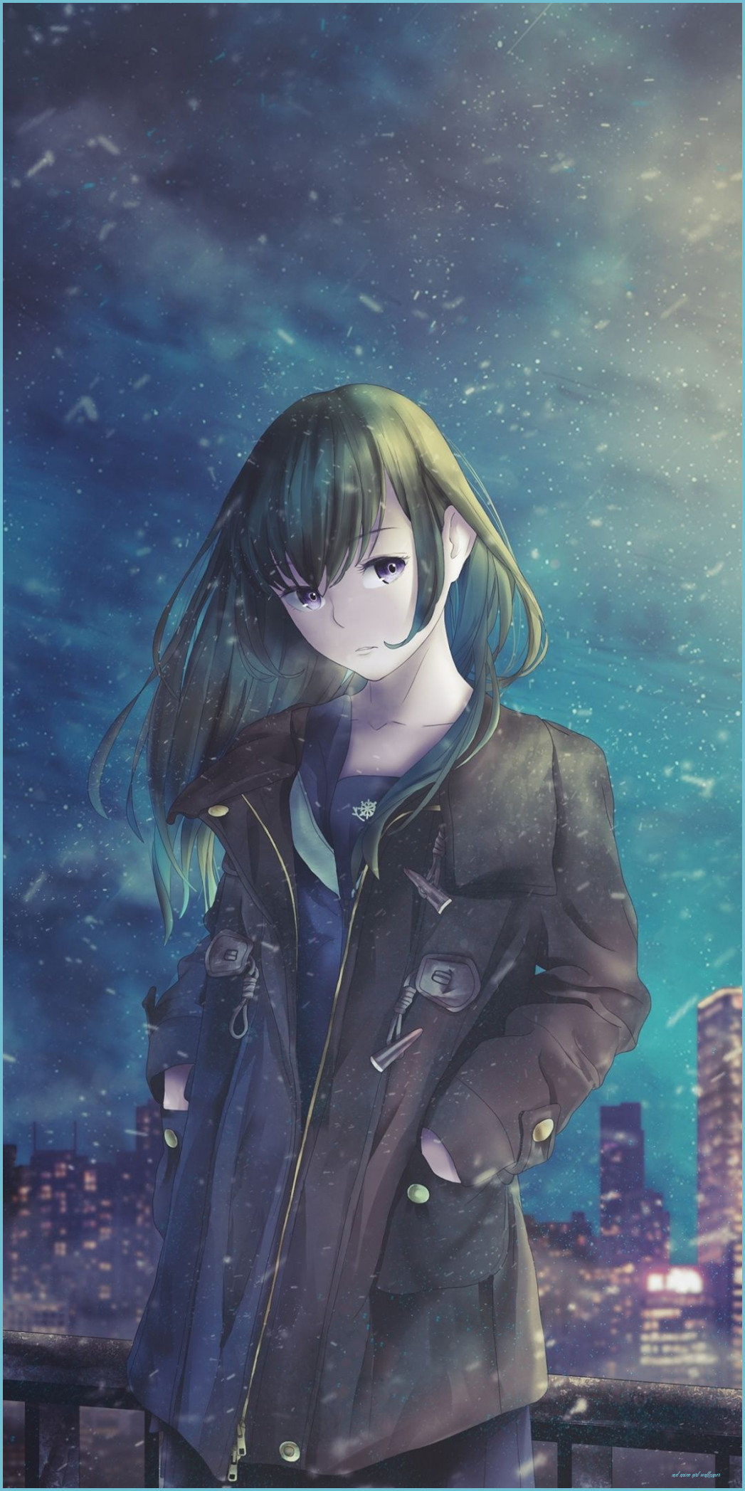 Wallpaper anime sad girl