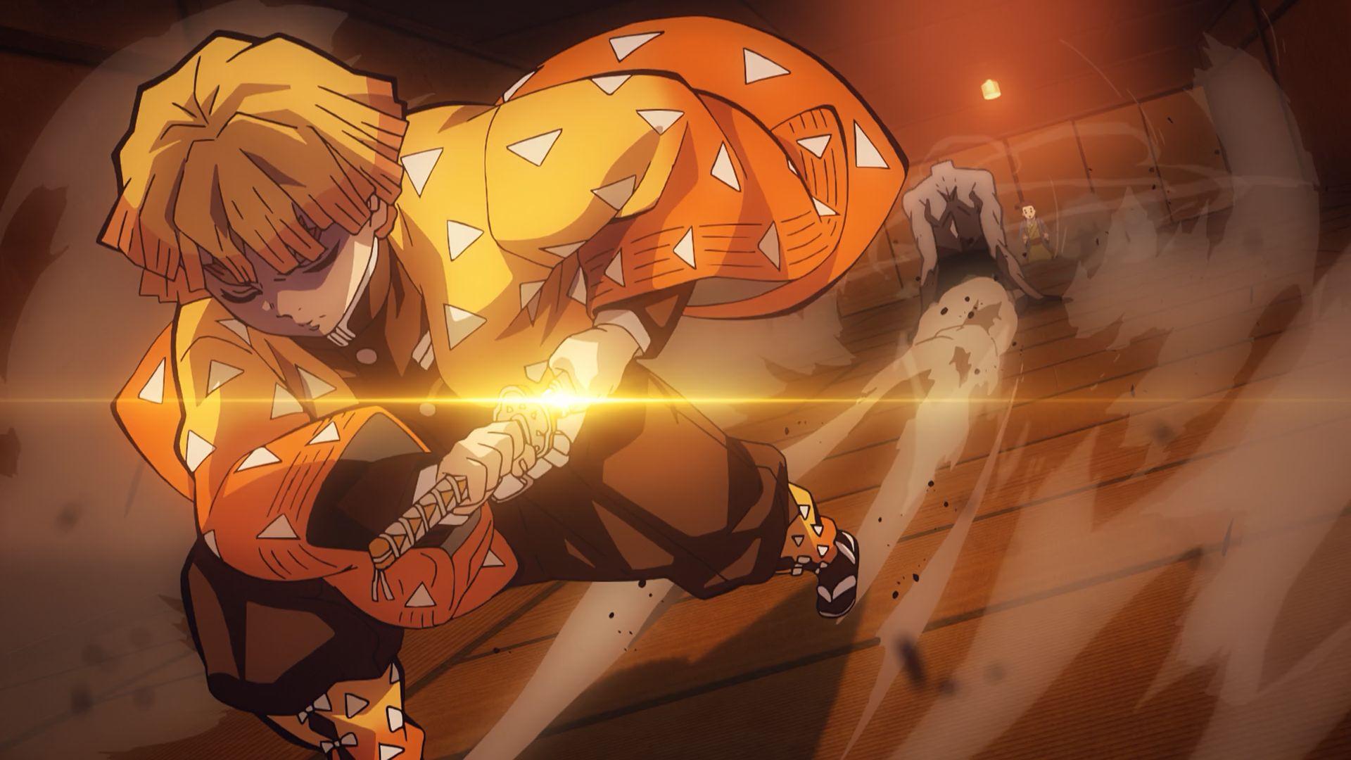 Demon Slayer Zenitsu Agatsuma Breath Of Thunder With Sword HD Anime  Wallpapers, HD Wallpapers