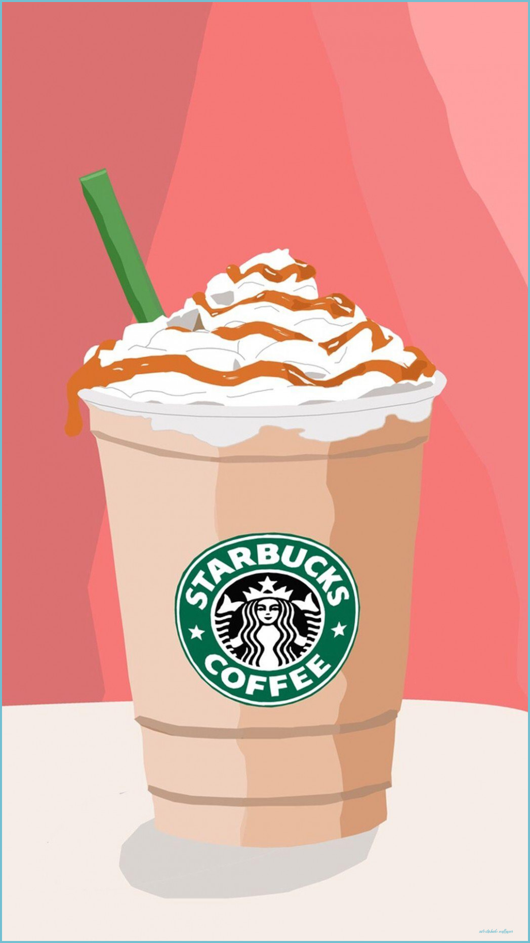 Download Bright Green Starbucks iPhone Wallpaper  Wallpaperscom