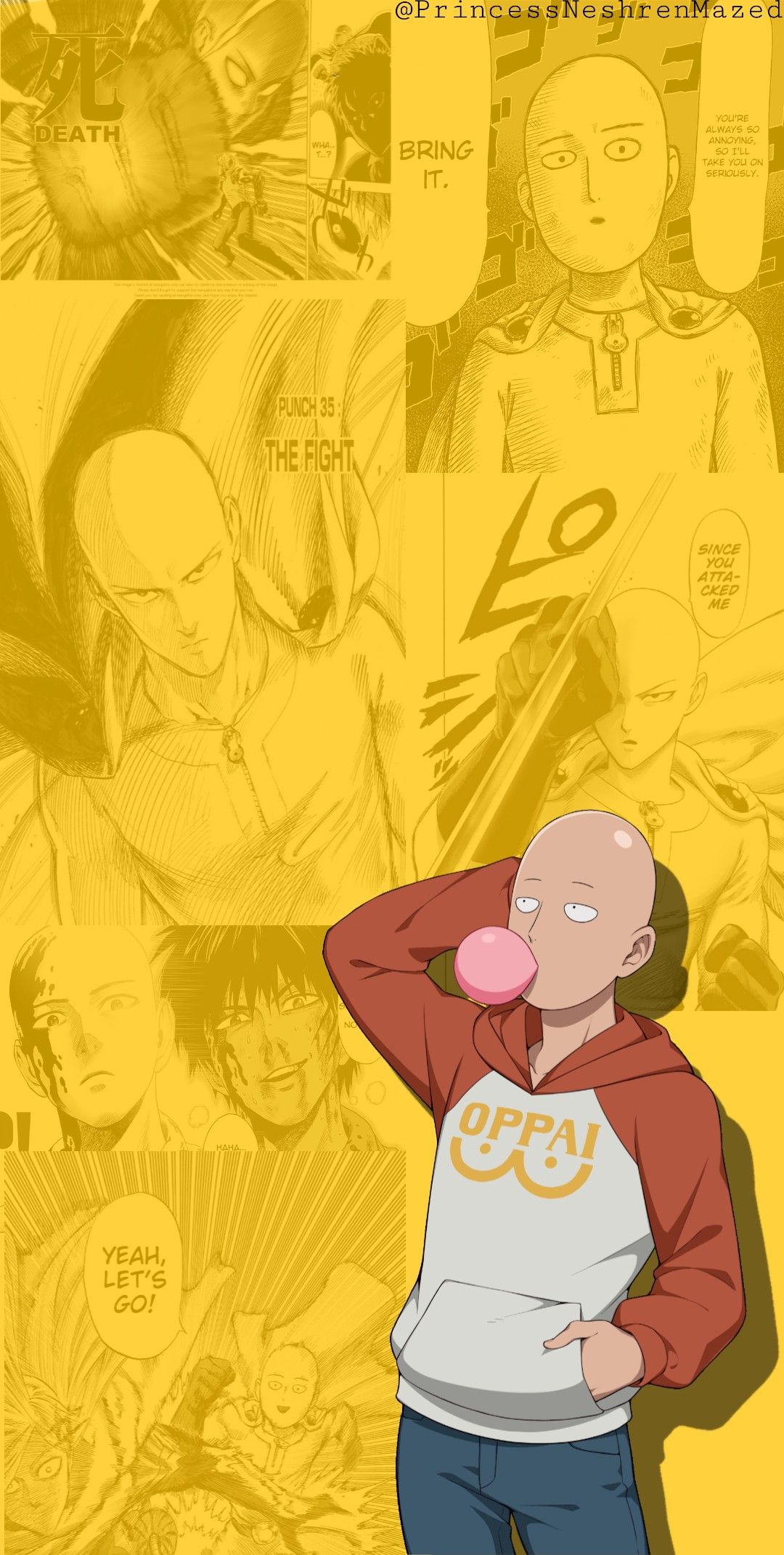 Saitama One Punch Man 8K Wallpaper #107