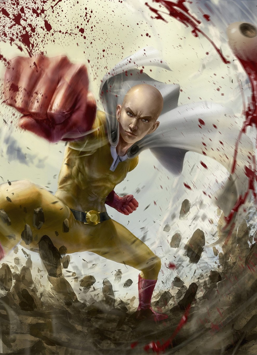 Saitama One Punch Man Anime Wallpaper 4k HD ID:3217