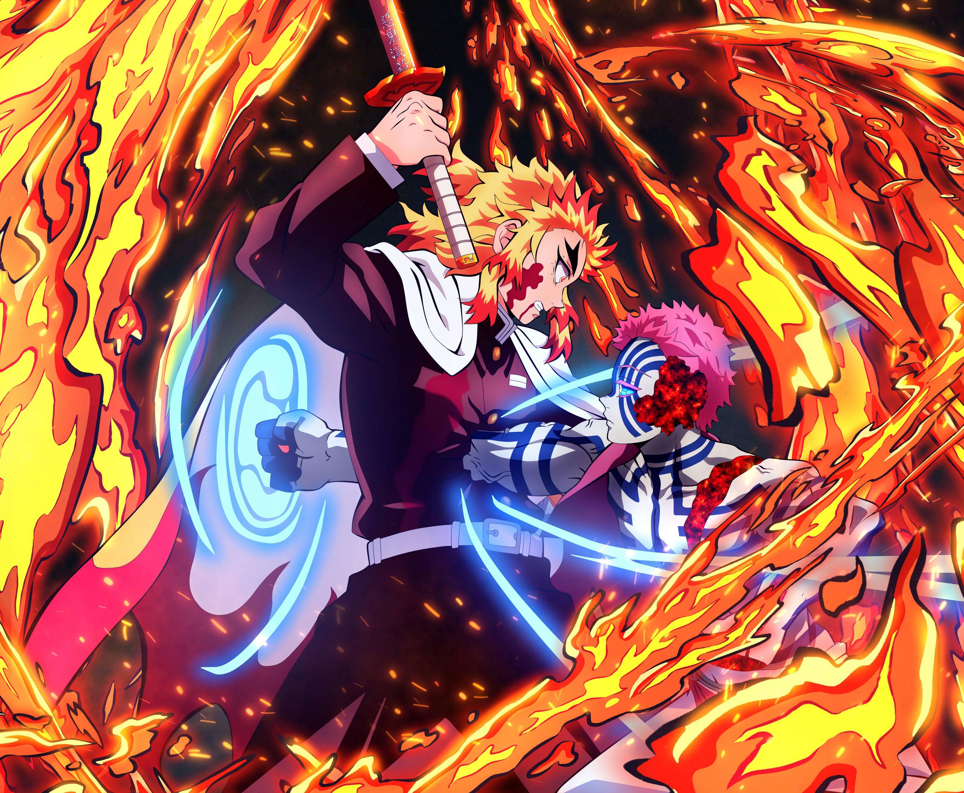 1280x720px, free download, HD wallpaper: rengoku kyoujurou, Demon Slayer