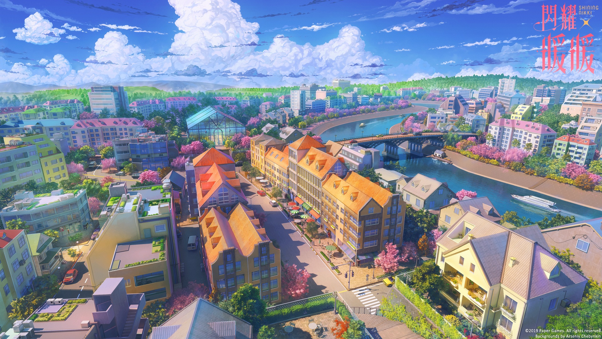 a beautiful picture of overlook of city, anime, a | Stable Diffusion |  OpenArt