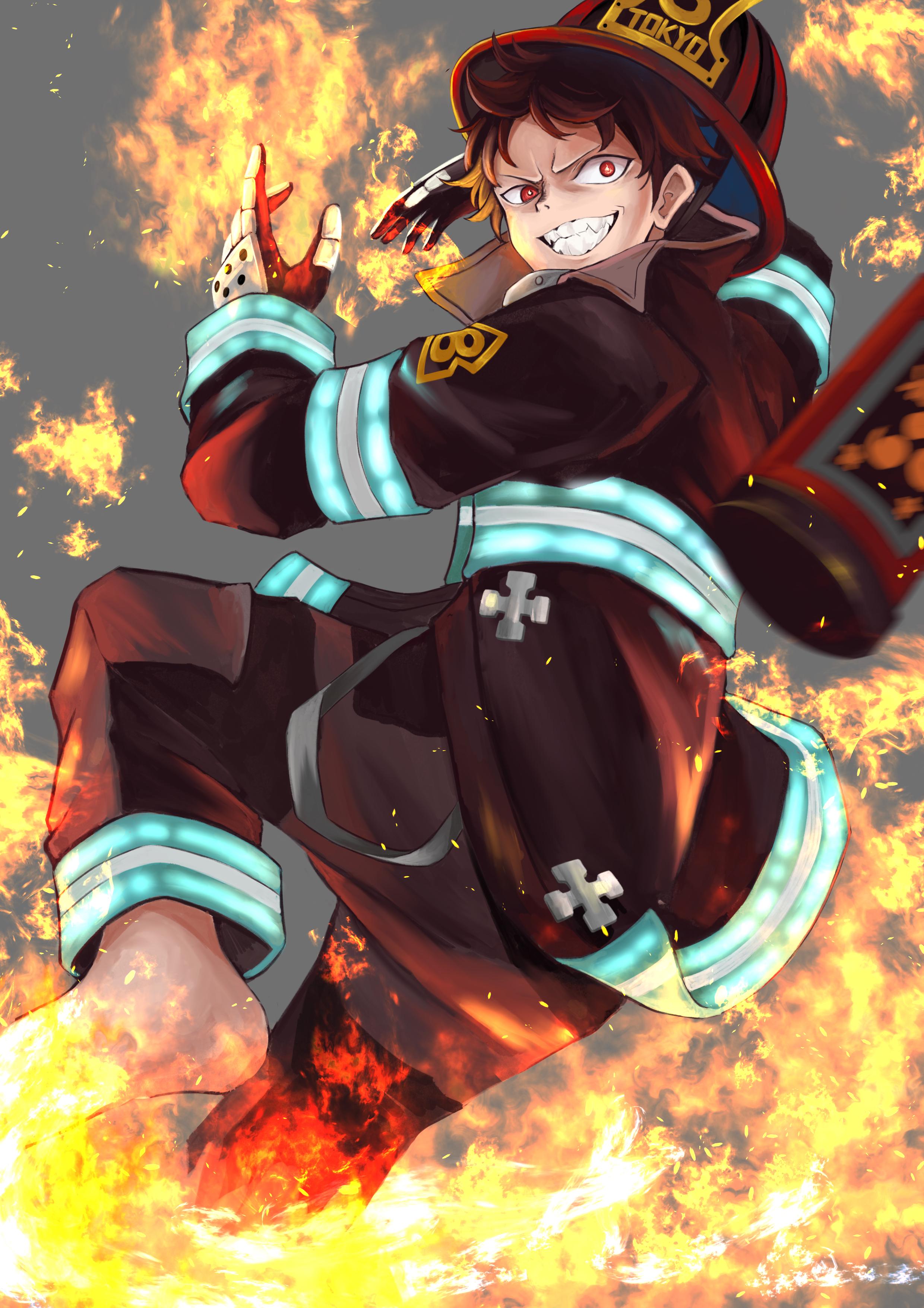 Free download Fire Force Anime 4K Wallpaper 20 1440x2560 for your  Desktop Mobile  Tablet  Explore 28 Fire Force Aesthetic Wallpapers   Air Force Wallpaper Fire Backgrounds Fire Background