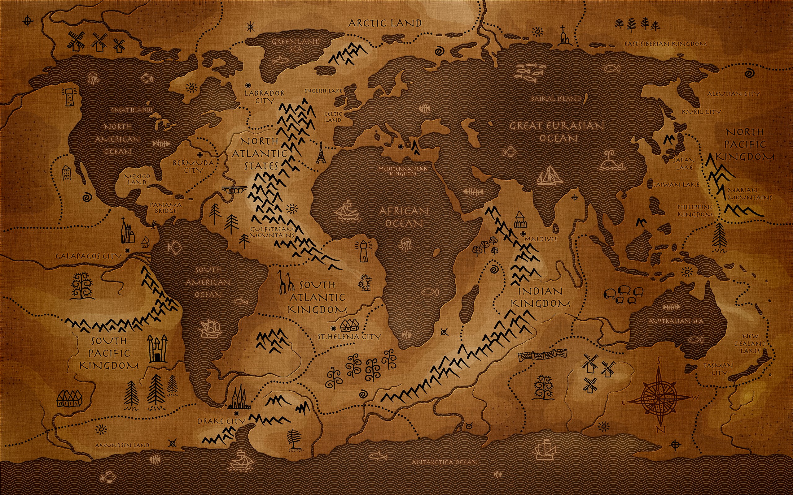 Map Wallpapers on WallpaperDog