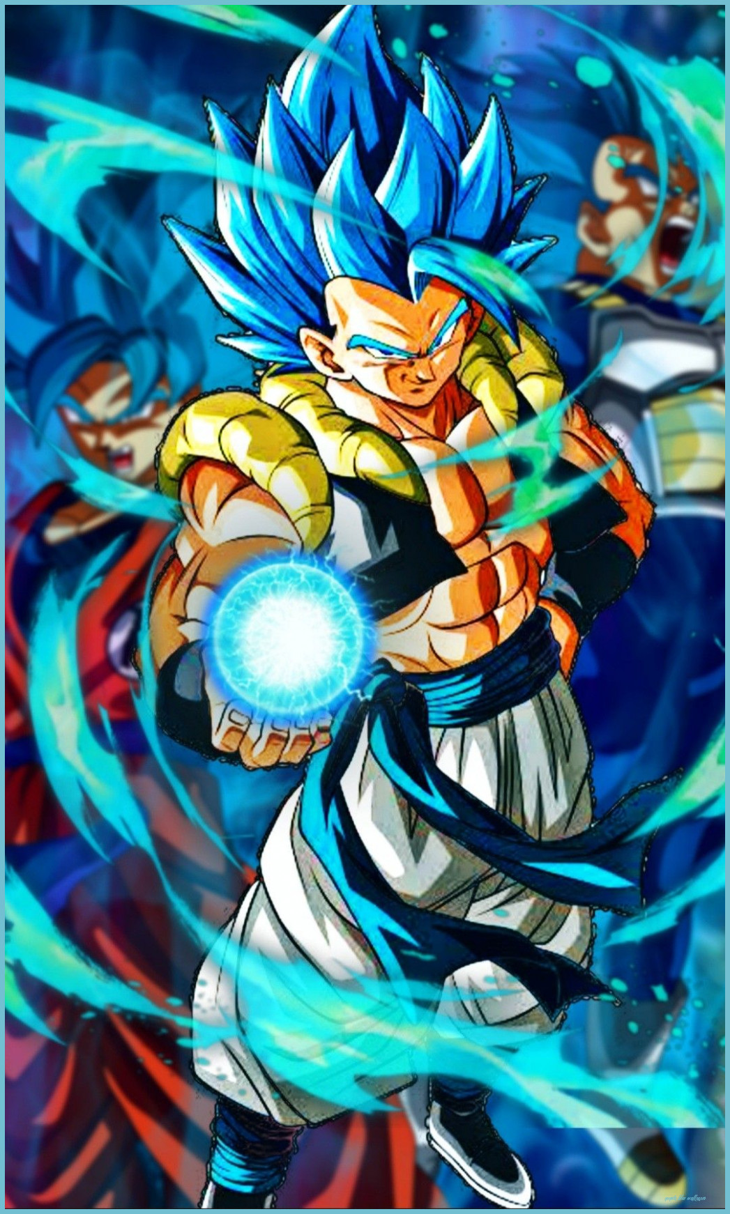 Ultra Blue Gogeta wallpaper by luiseye38137 - Download on ZEDGE