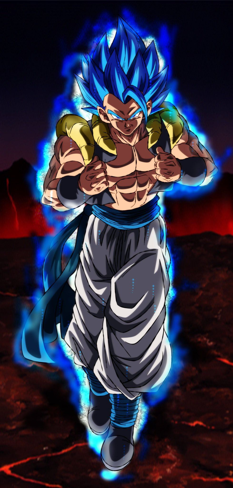 Ultra Blue Gogeta wallpaper by luiseye38137 - Download on ZEDGE