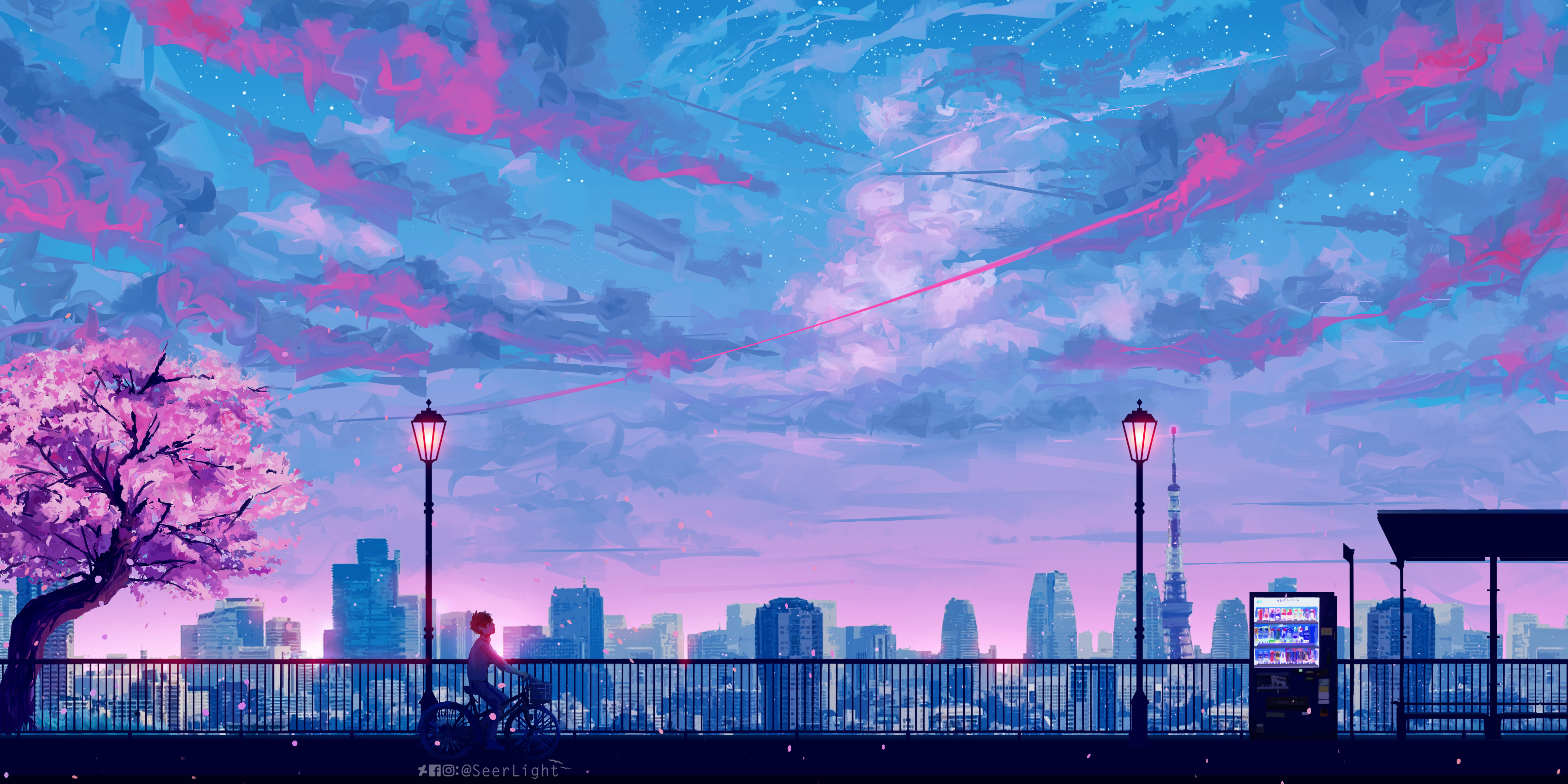 beautiful anime scenery city street at dusk rainy  Stable Diffusion   OpenArt