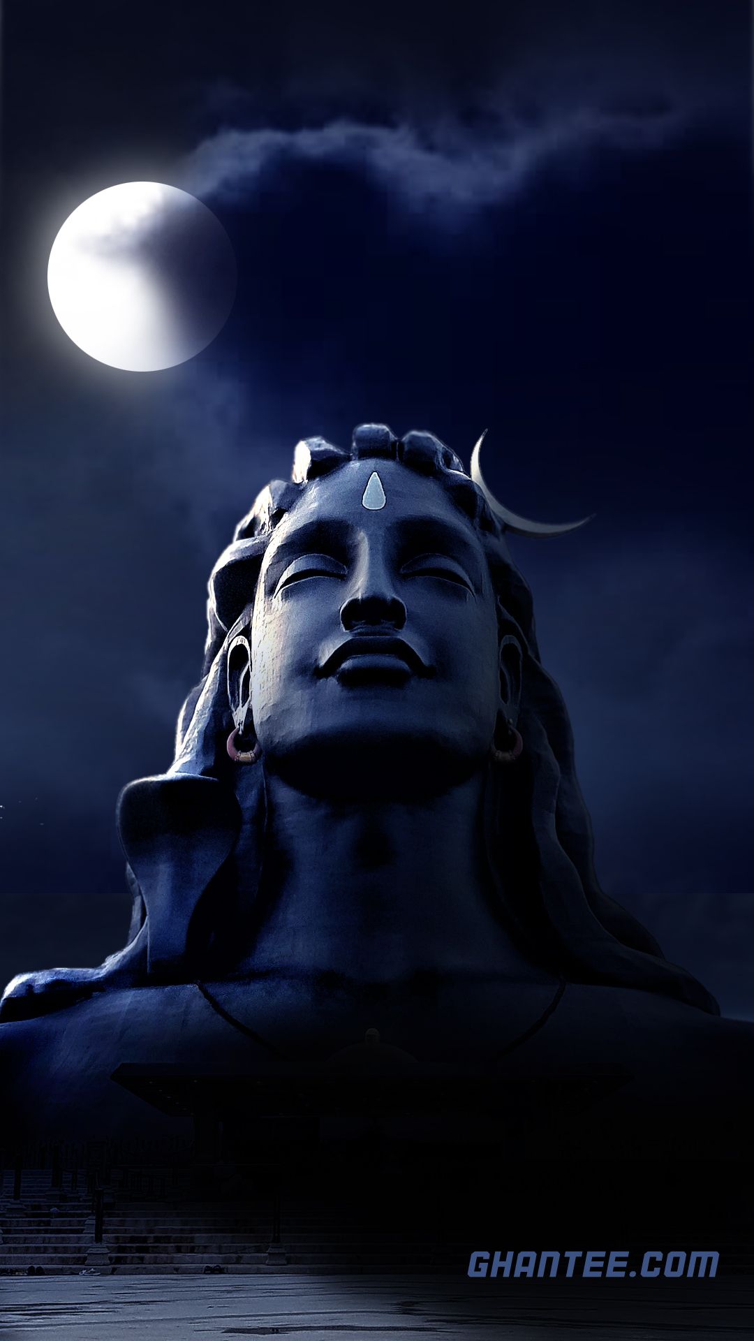 Lord Shiva Doing Meditation 2K wallpaper download
