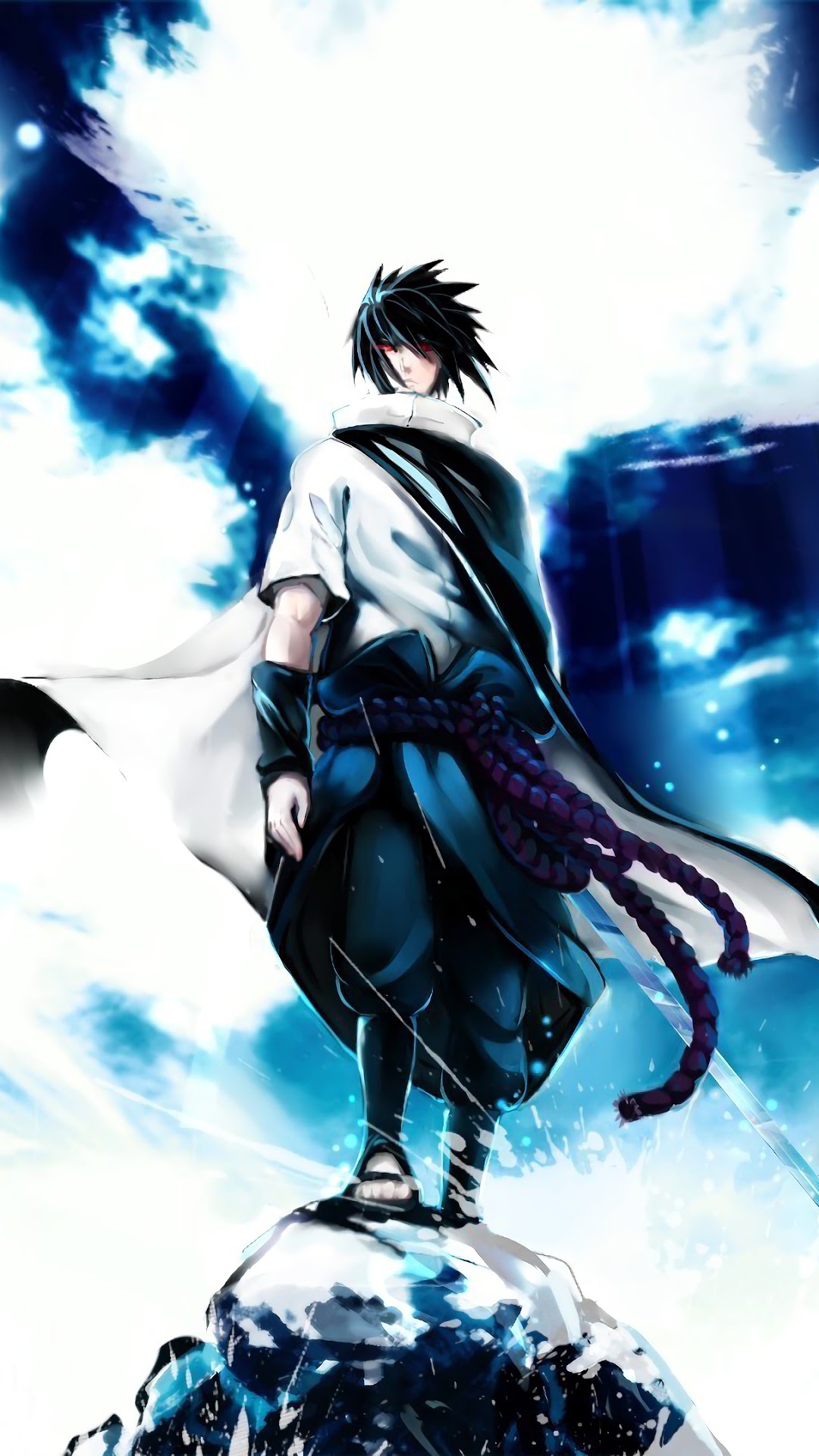 Uchiha Sasuke (Naruto Shippuden) Wallpaper Edit by NikoAkemi on