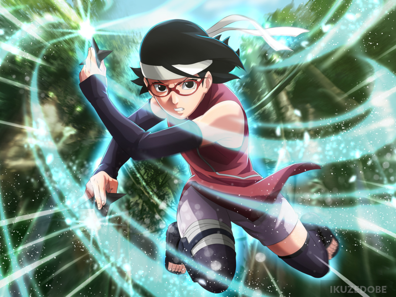 Sarada Uchiha wallpaper by IsaacMenezesSoares - Download on ZEDGE