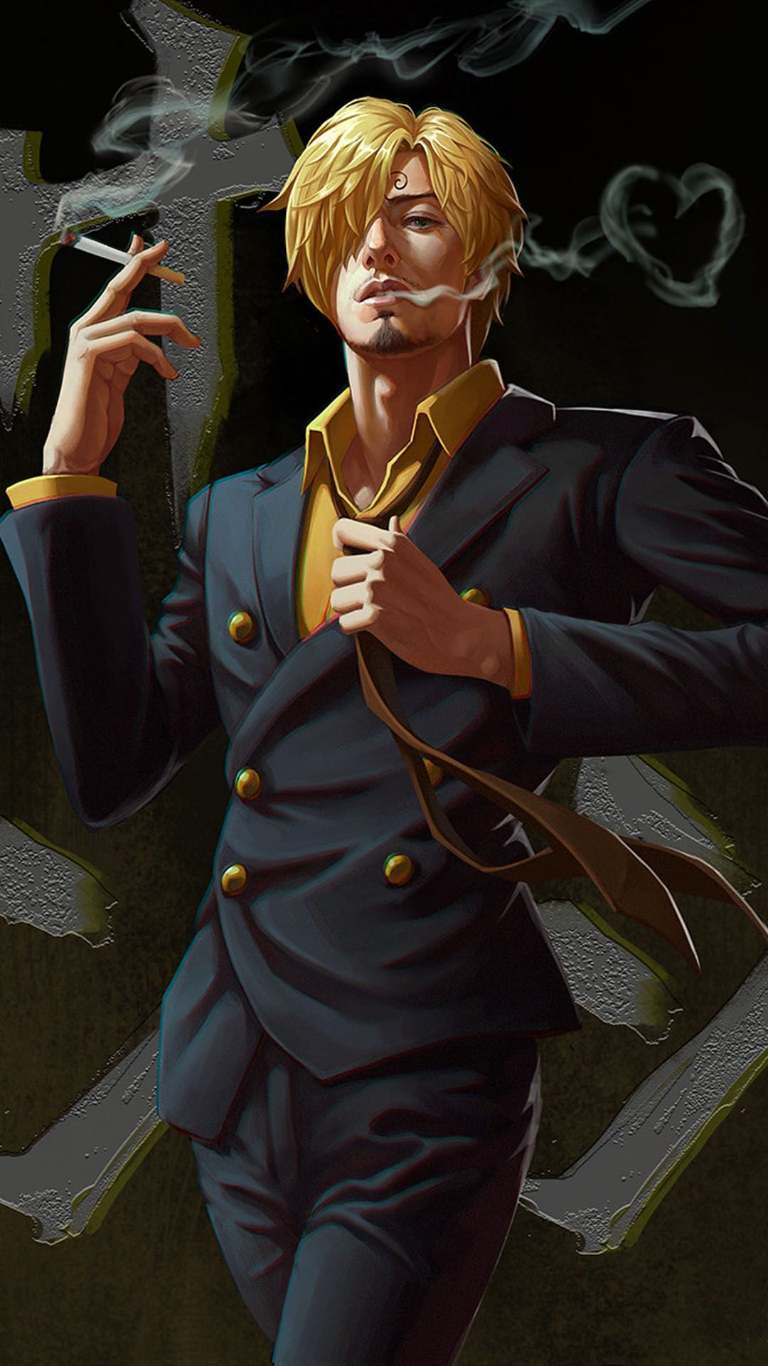 Wallpaper ID 1527493  female likeness art and craft representation One  Piece Smoking Sanji One Piece clothing closeup male likeness multi  colored indoors mystery free download