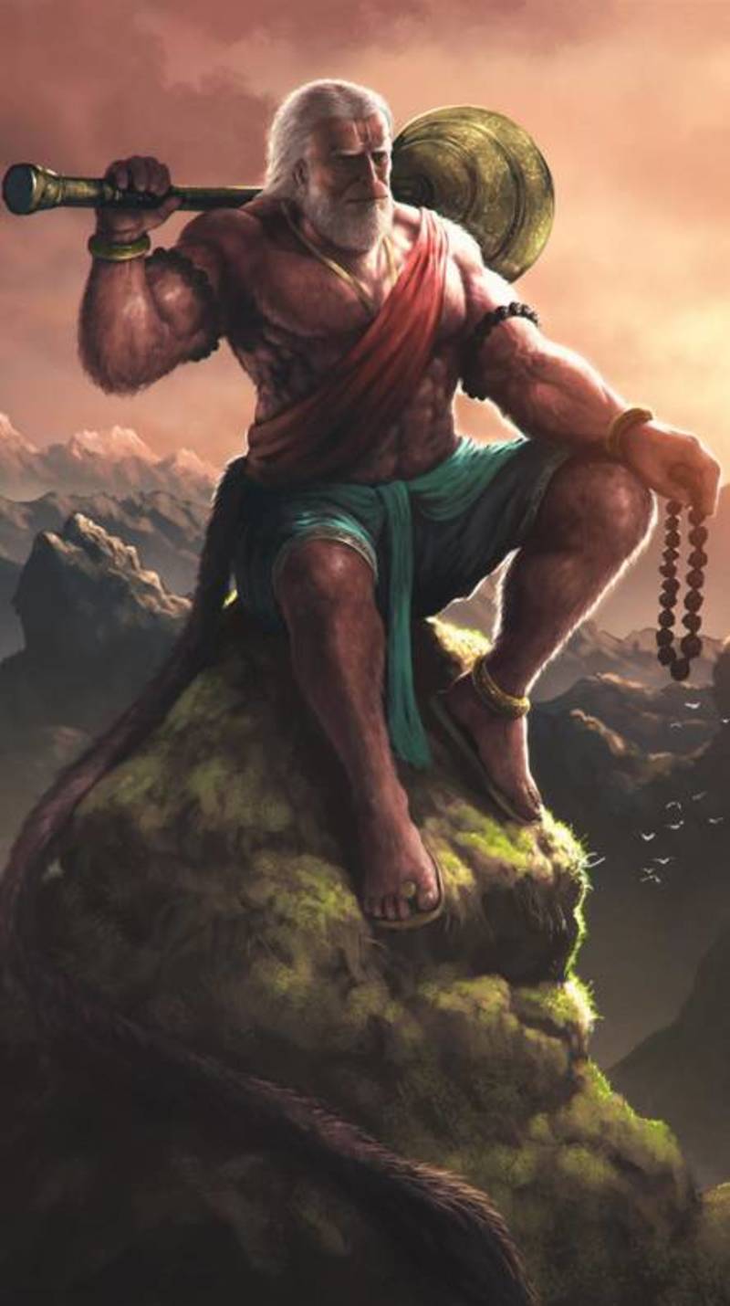 ArtStation - Hanuman ji Digital art
