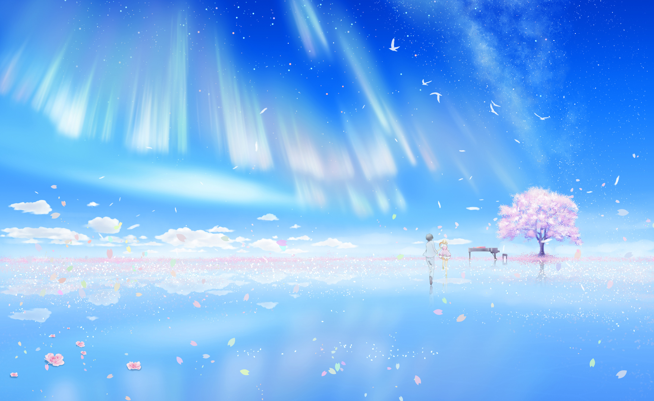 Your lie in april 1080P, 2K, 4K, 5K HD wallpapers free download